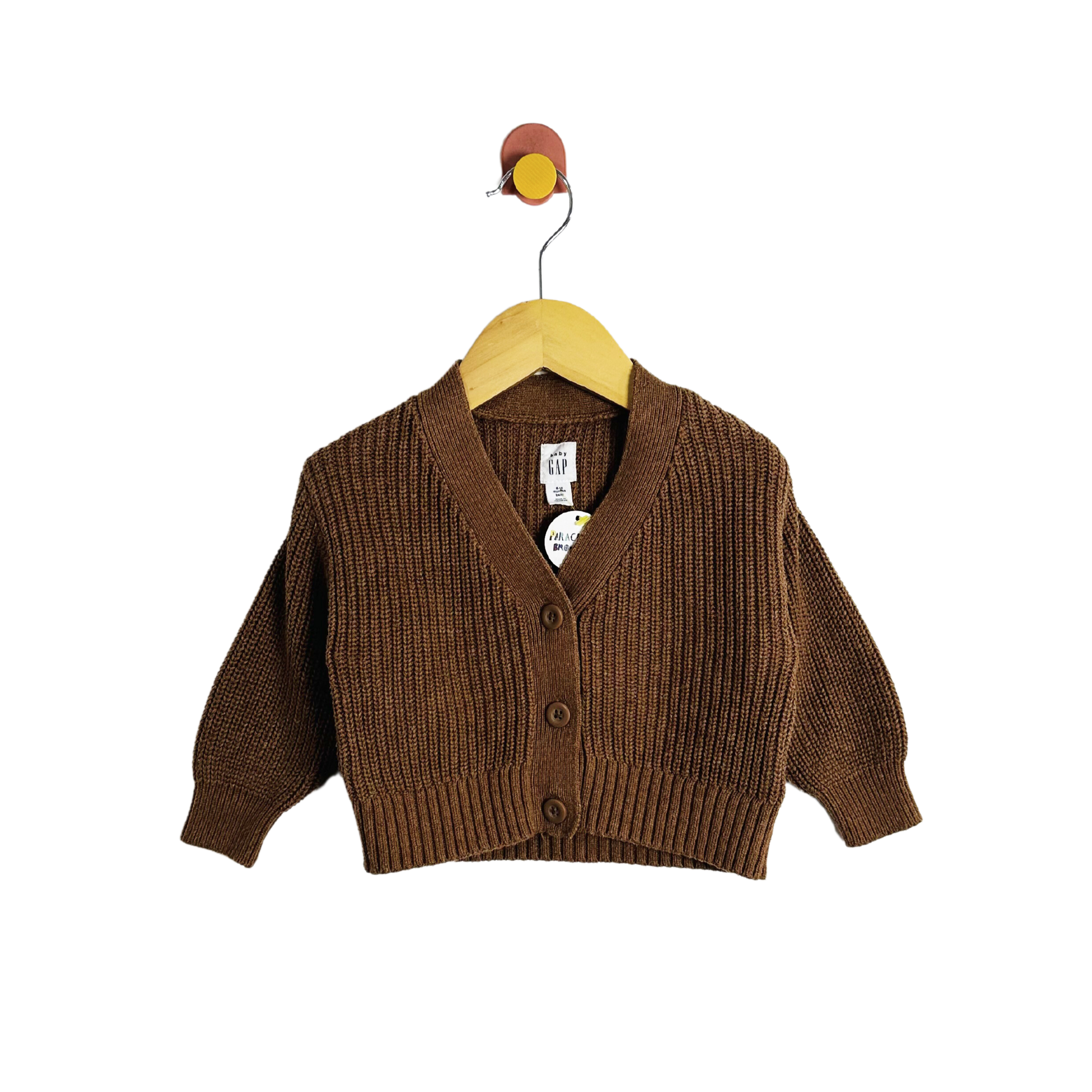 Baby Gap Chunky Knit Cardigan 6 12M PARACHUTE BROOKLYN