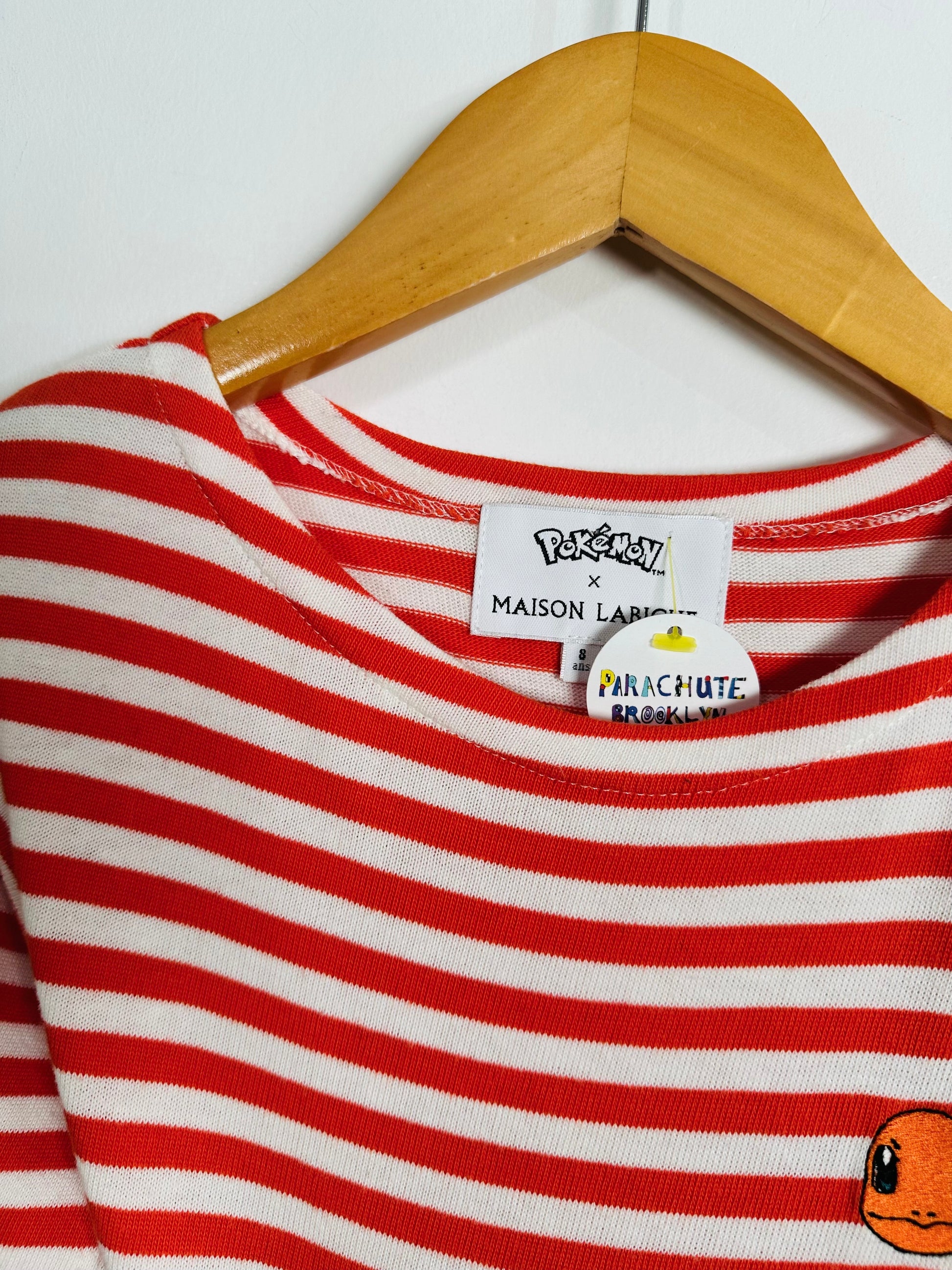 Pokémon x Maison Labiche Pokémon Stripe Shirt / 8Y 