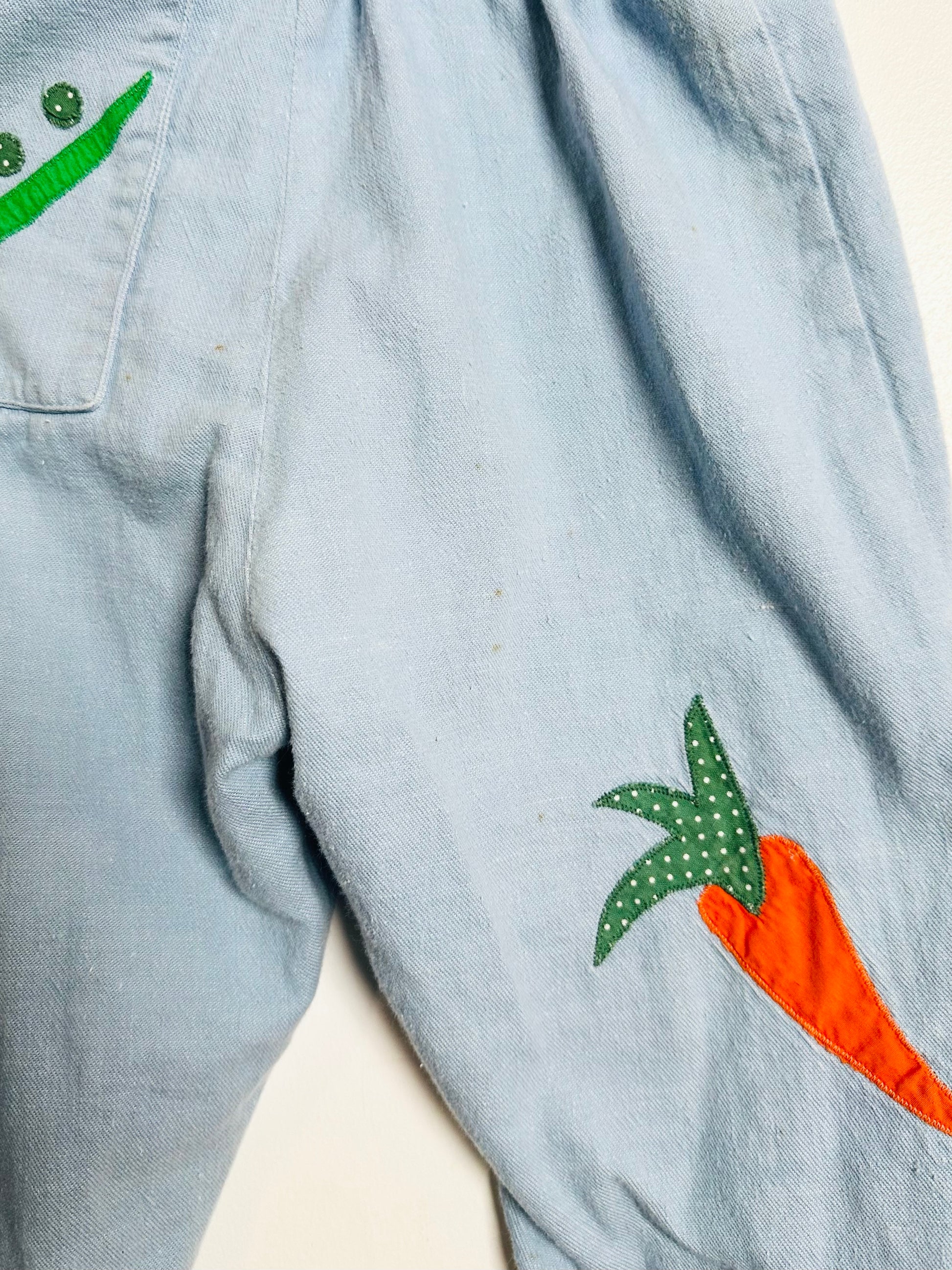 Vintage Florence Eiseman for Bergdorf Goodman Harvest Overalls / 3Y