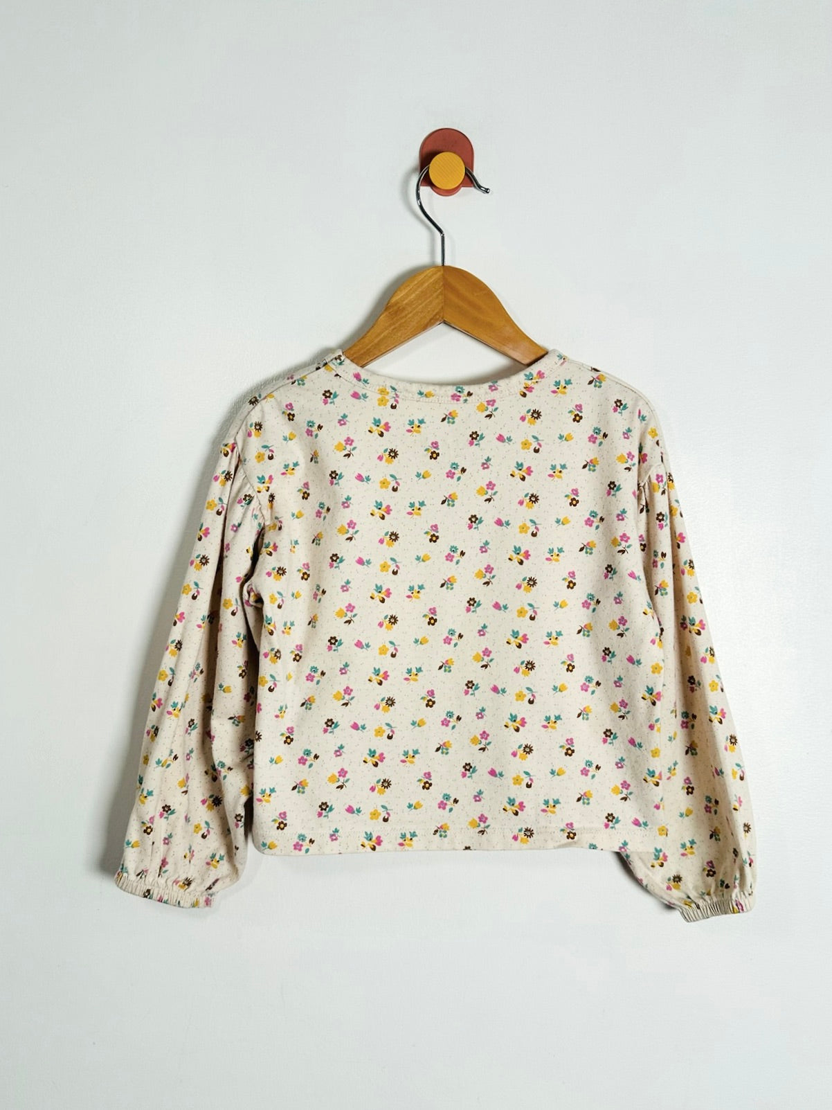 back of a floral print shirt