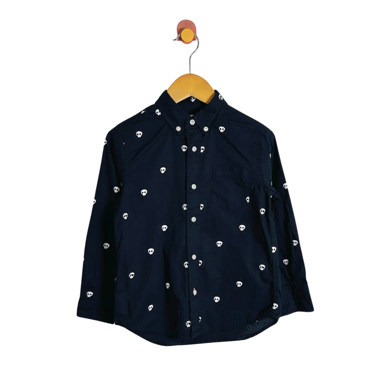 Crewcuts Skully Button-up / 4-5Y