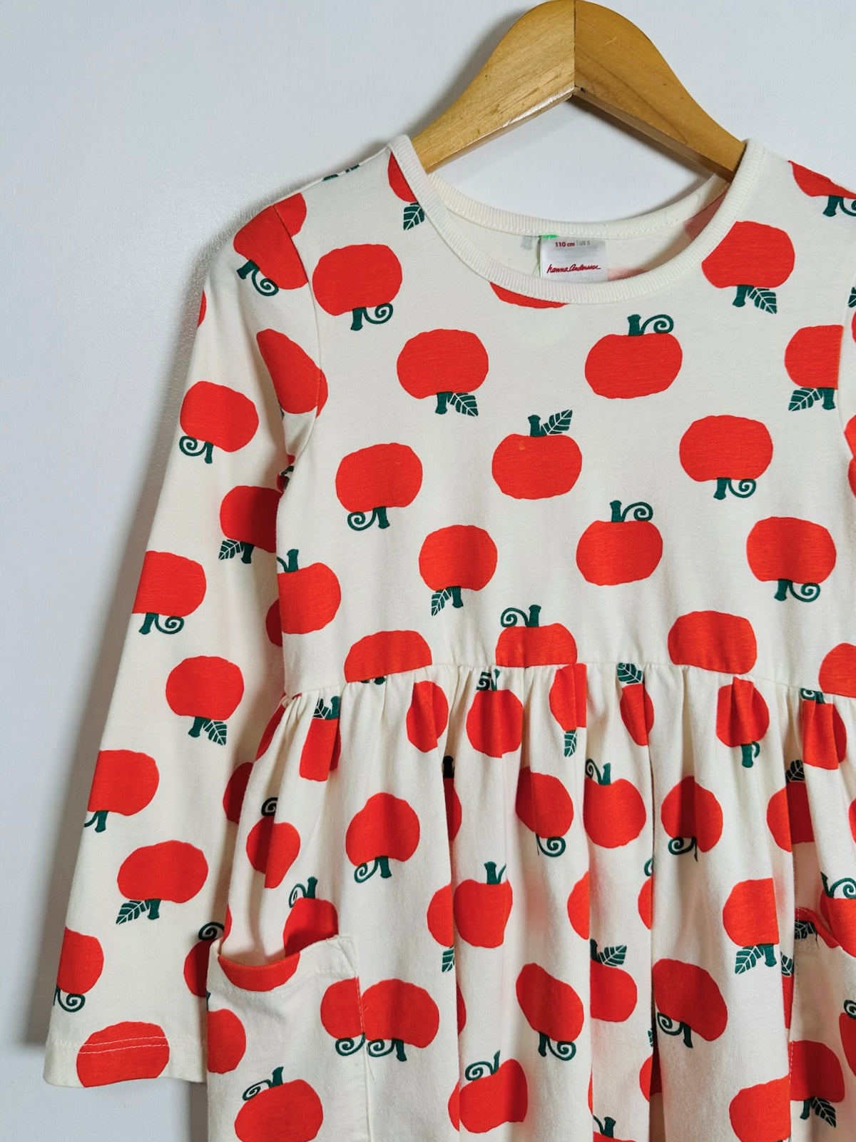 Hanna Andersson Pumpkin Dress / 5Y
