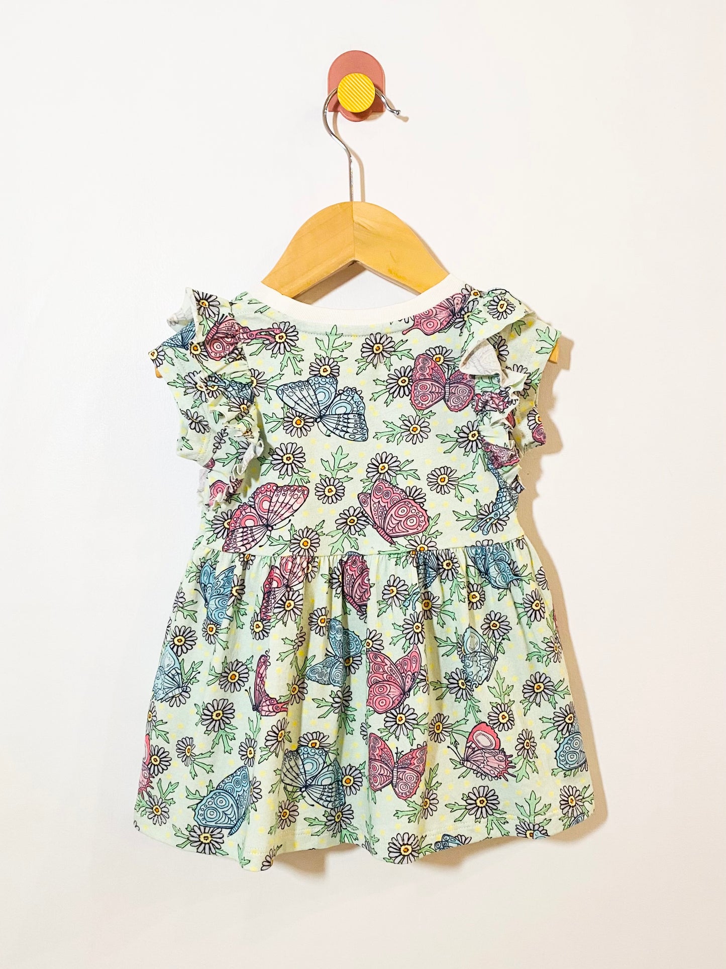 butterfly daisy dress / 6M