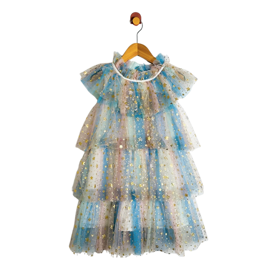 Star Tulle Dress / 7-8Y 21.00

