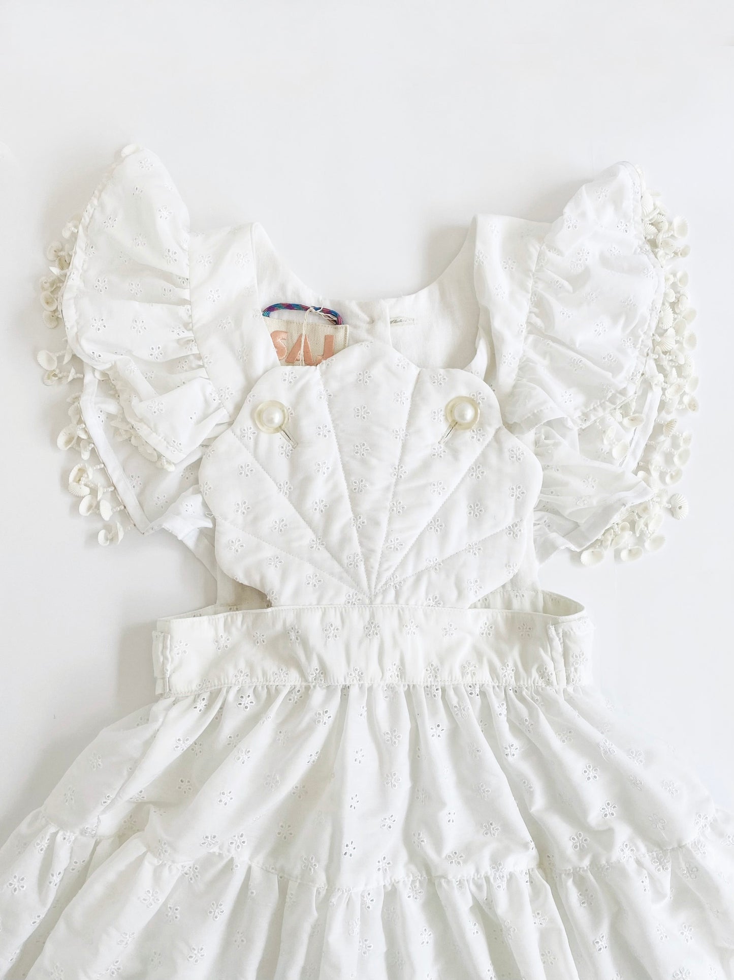 Eyelet Shell Dress / 6-7Y