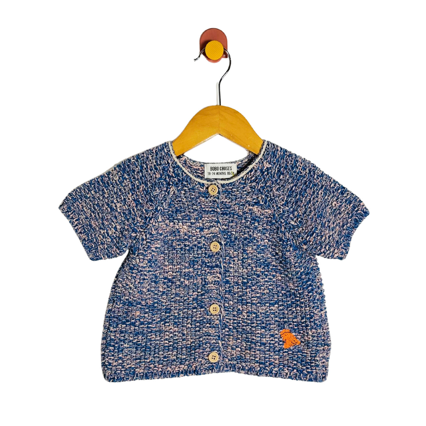 Bobo Choses Marled Knit Sweater / 18-24M