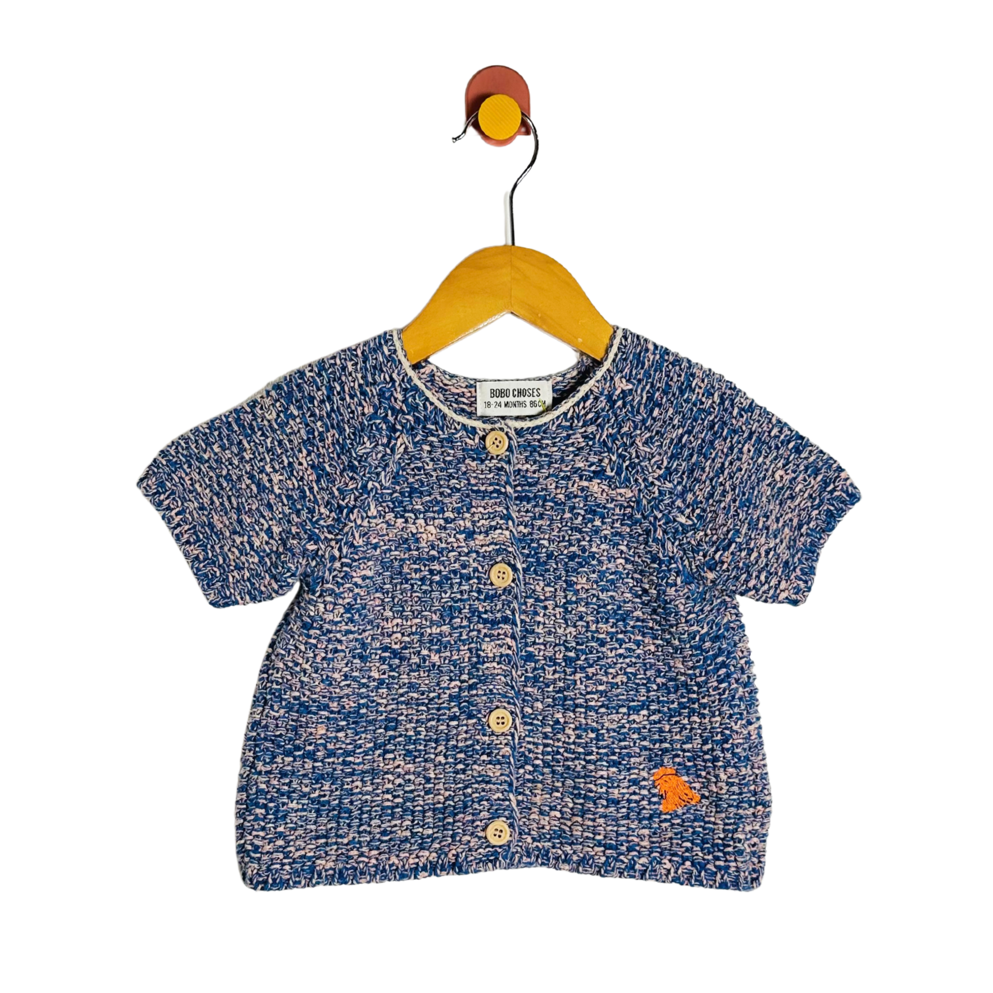 Bobo Choses Marled Knit Sweater / 18-24M