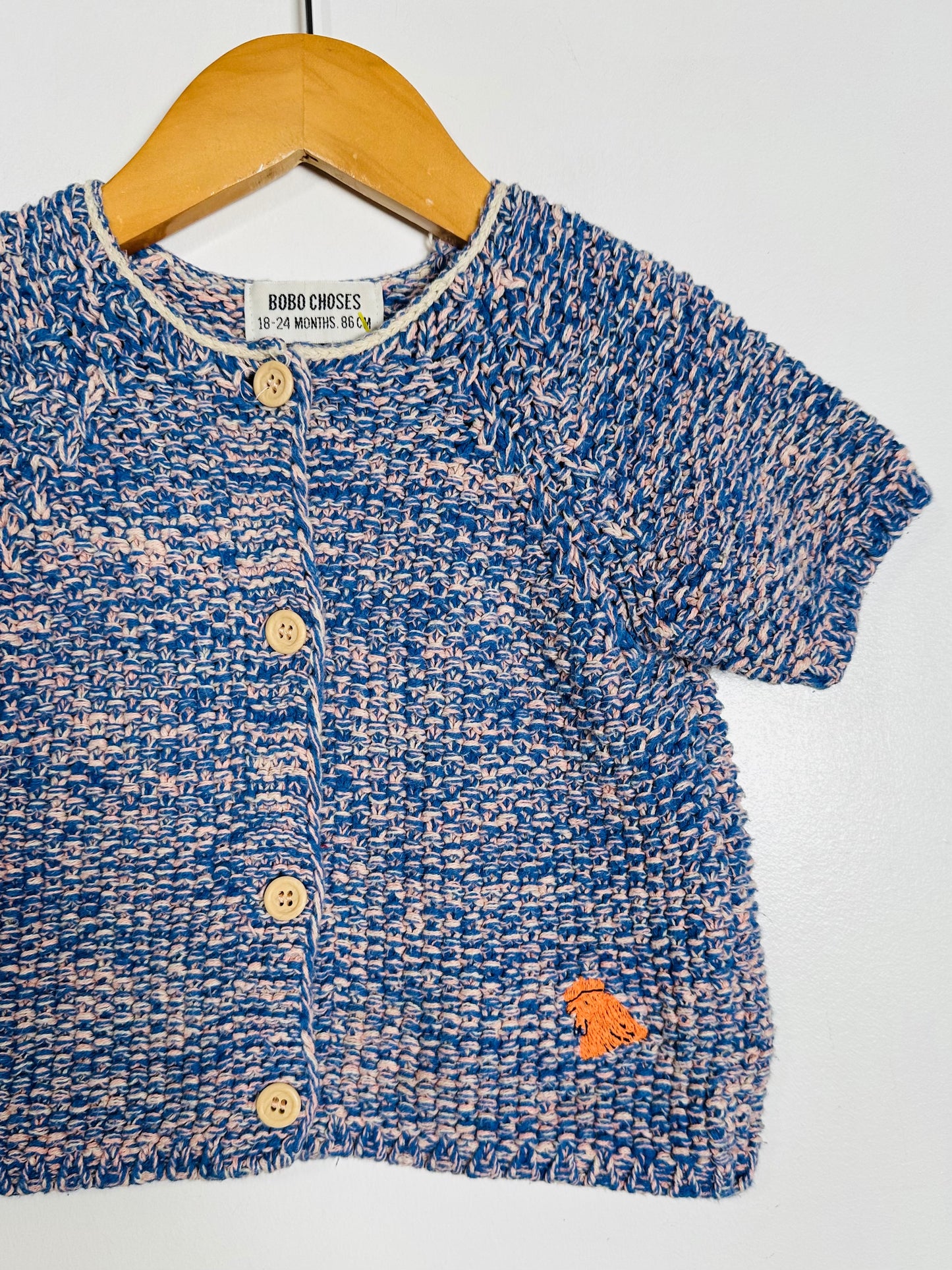 Bobo Choses Marled Knit Sweater / 18-24M