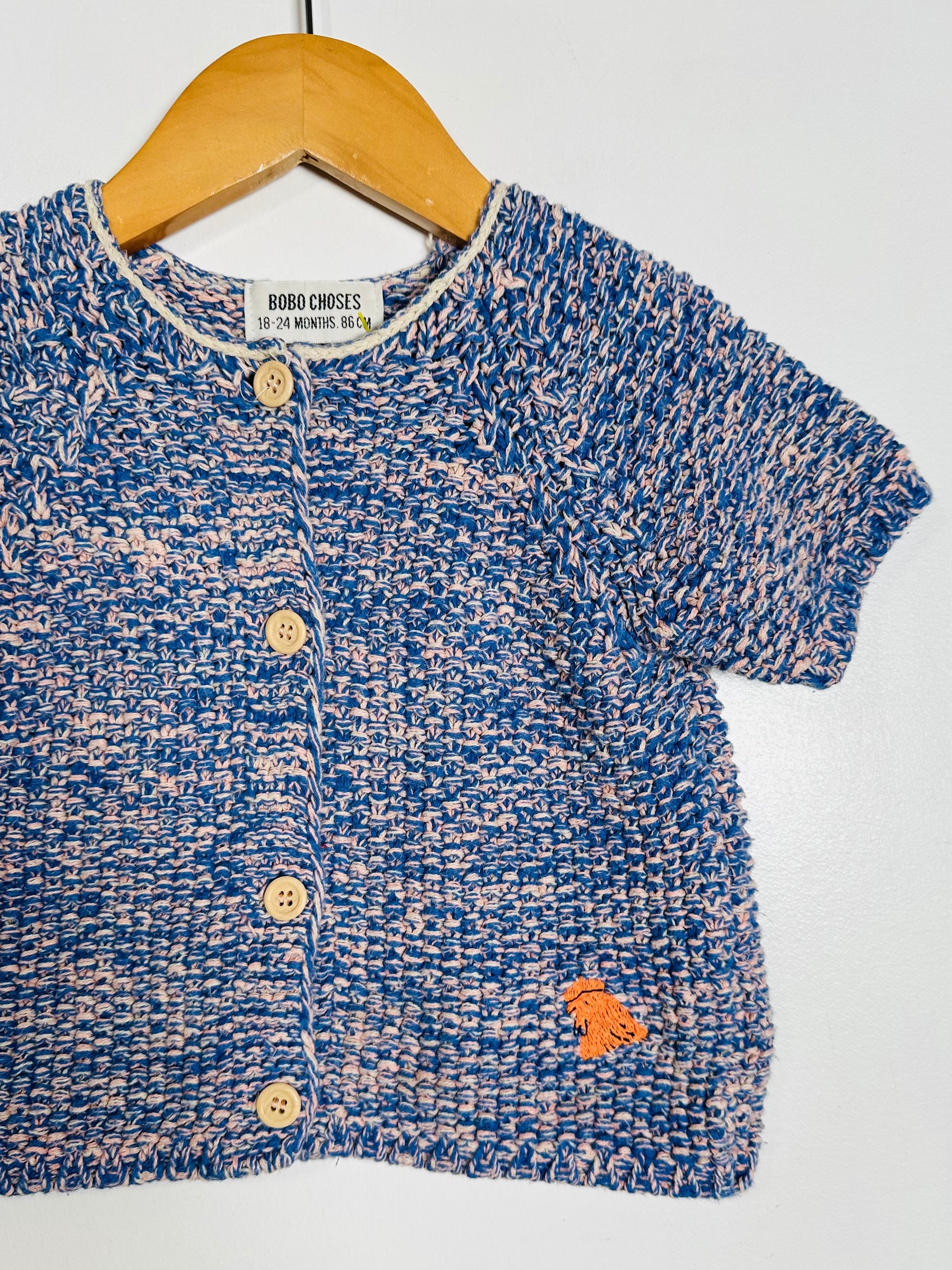 Bobo Choses Marled Knit Sweater / 18-24M