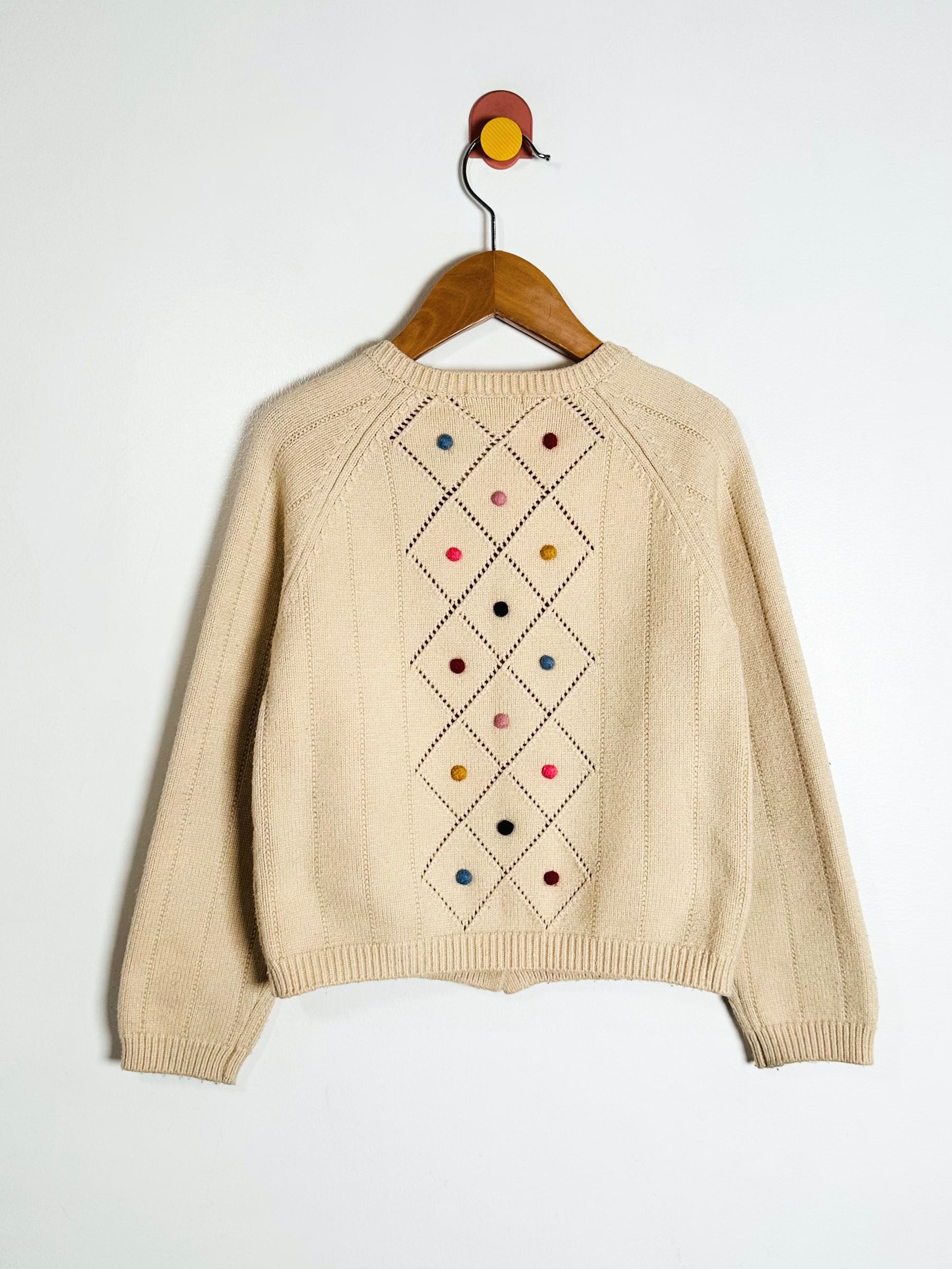Maison Me Pom Pom Cardigan / 4Y