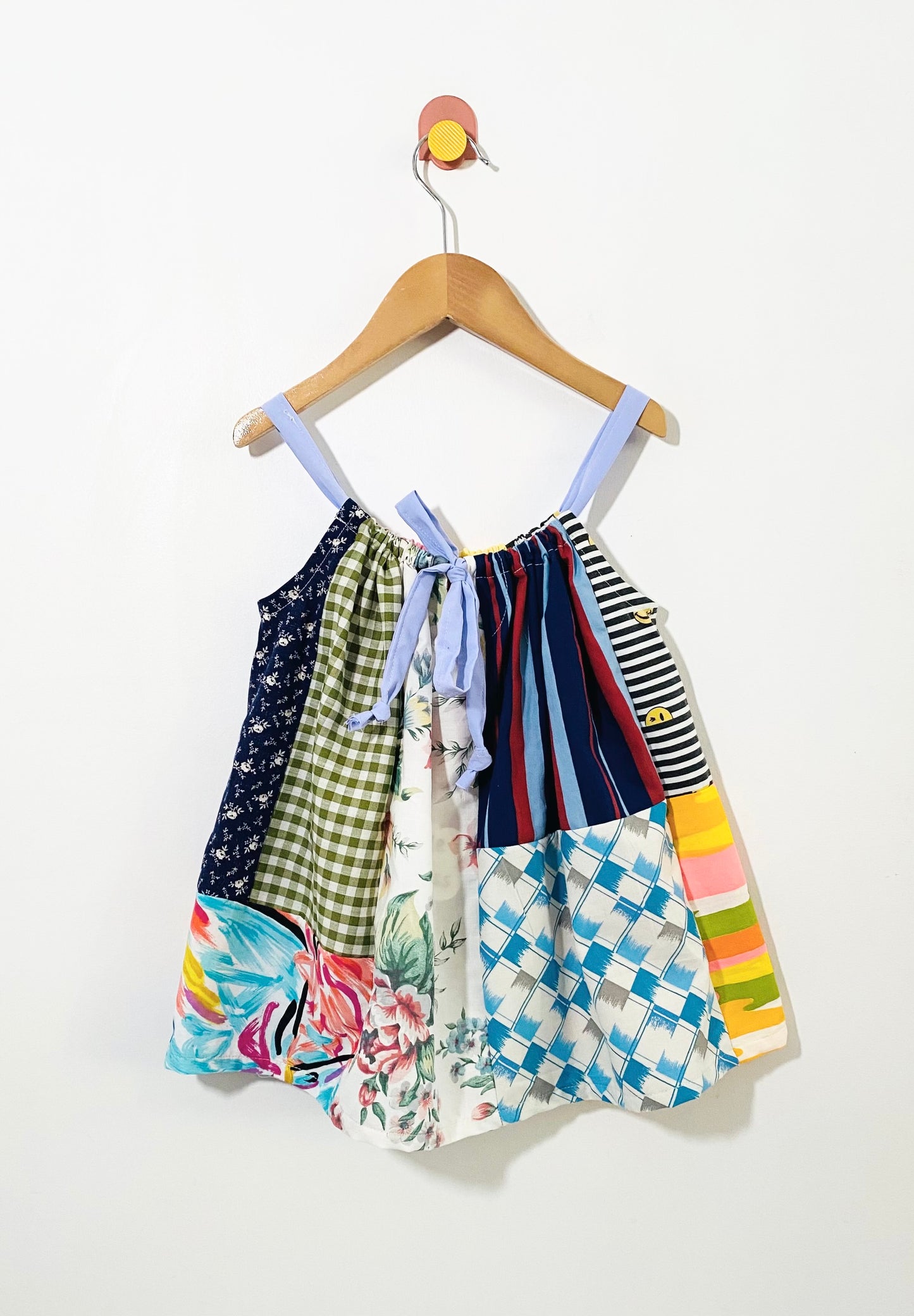 patchwork swing dress / 3Y