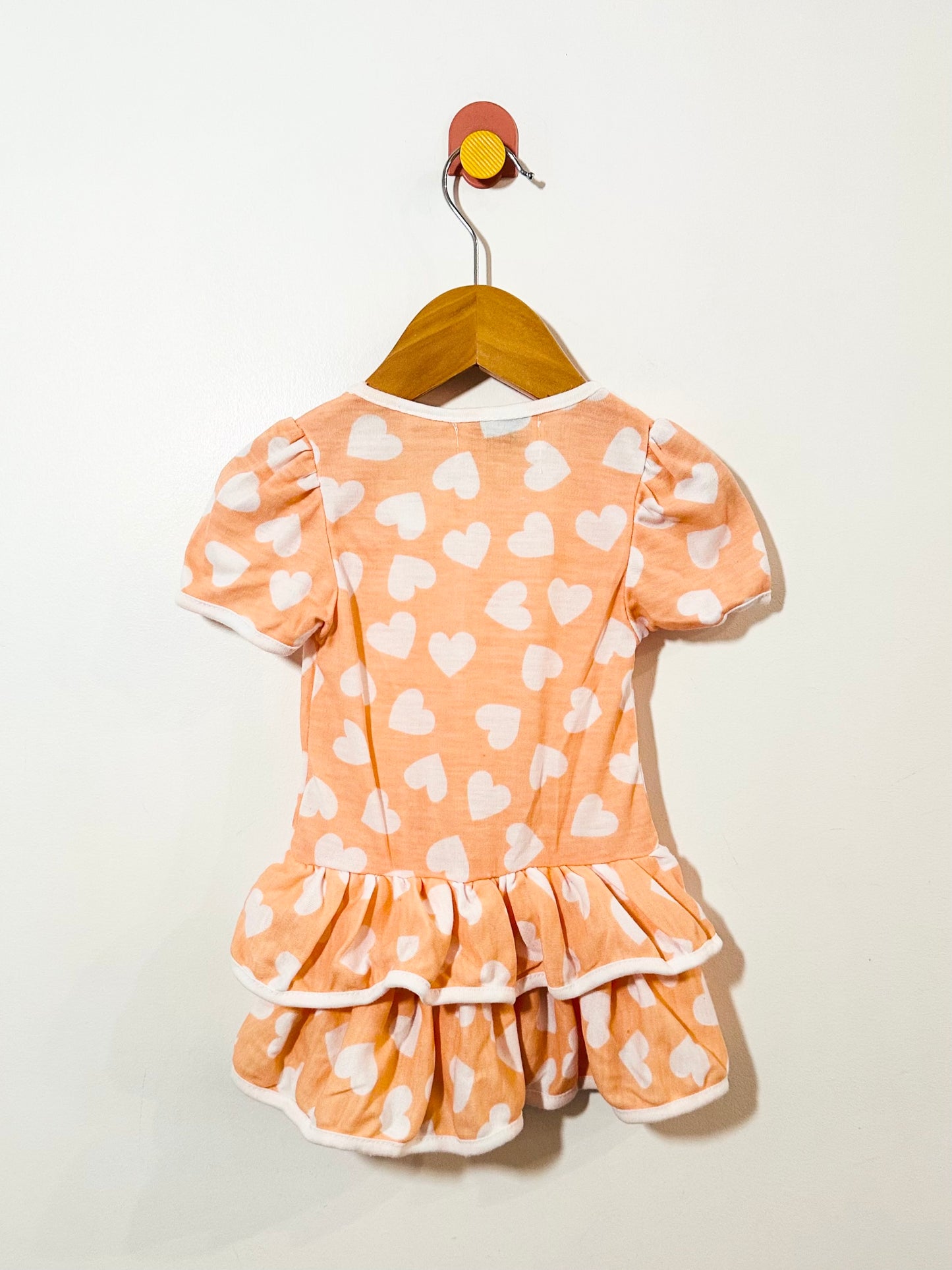 Vintage Heart Ruffle Dress / 18M