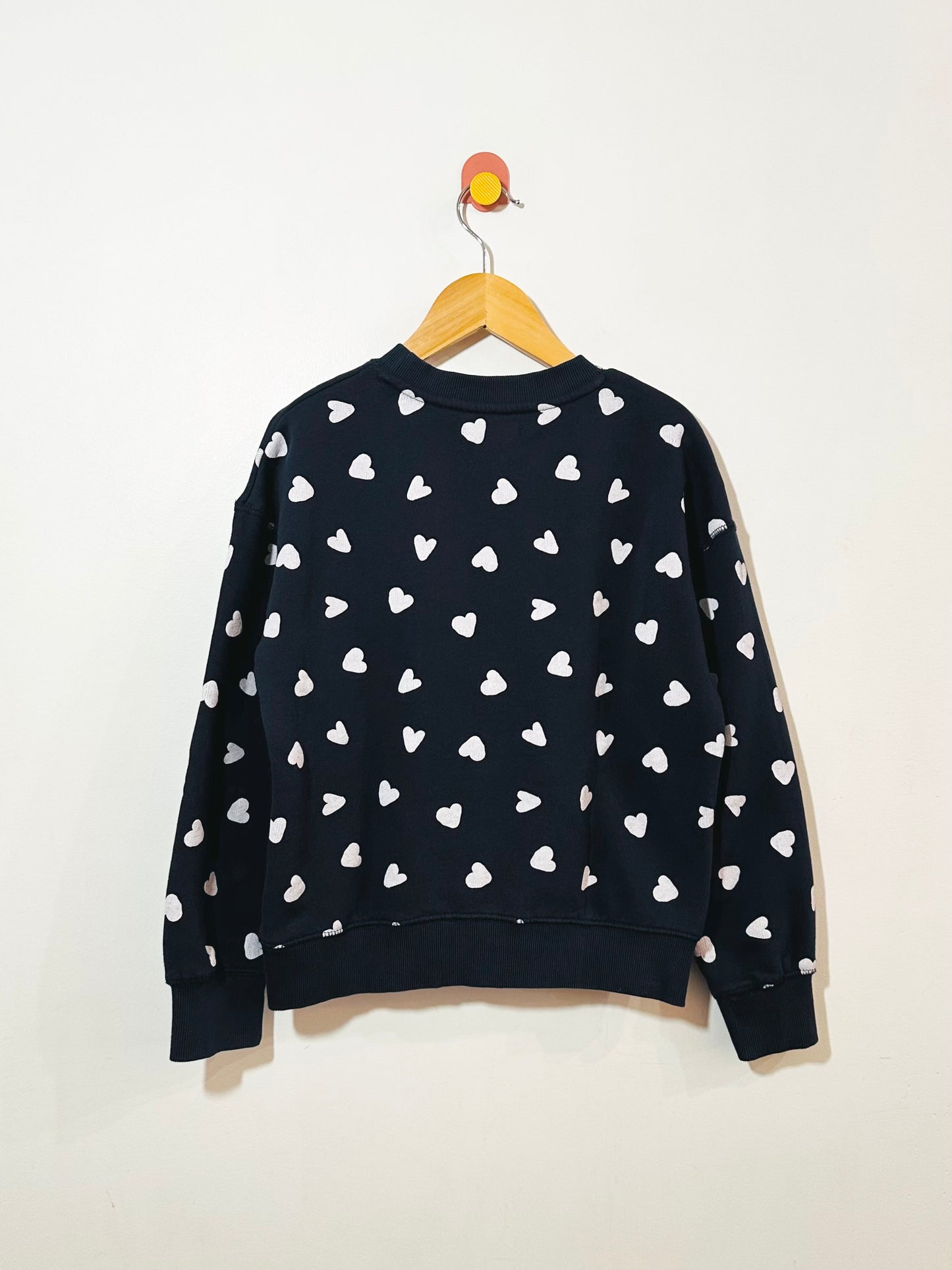 Monoprix Heart Sweatshirt / 12Y