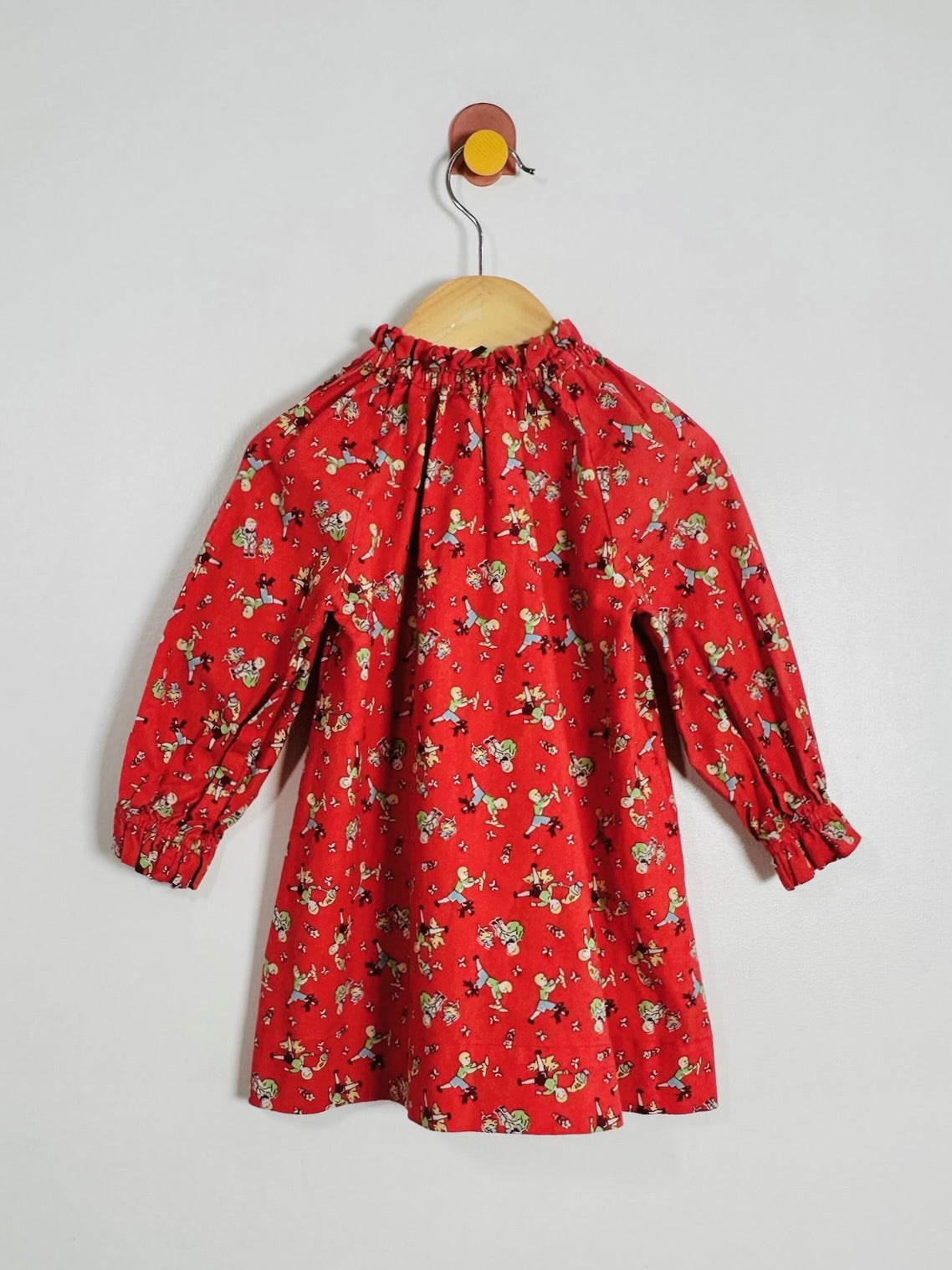 Teddy and Doll Take Tea Play Dress / 2Y