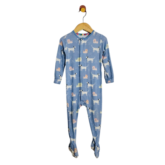 Magnetic Me Doggo Footed Onesie / 12-18M