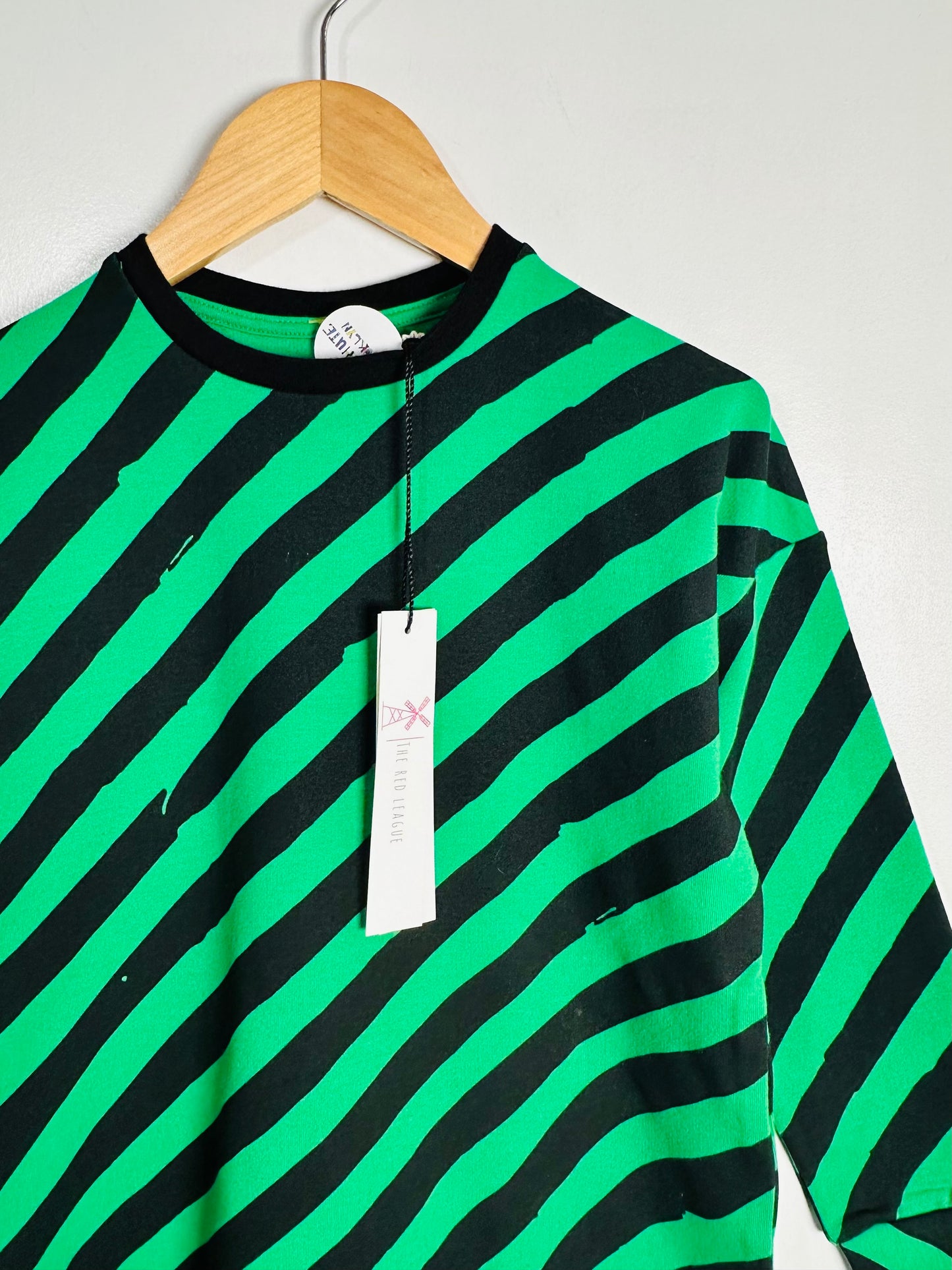 The Red League Stripe Dress / 6Y