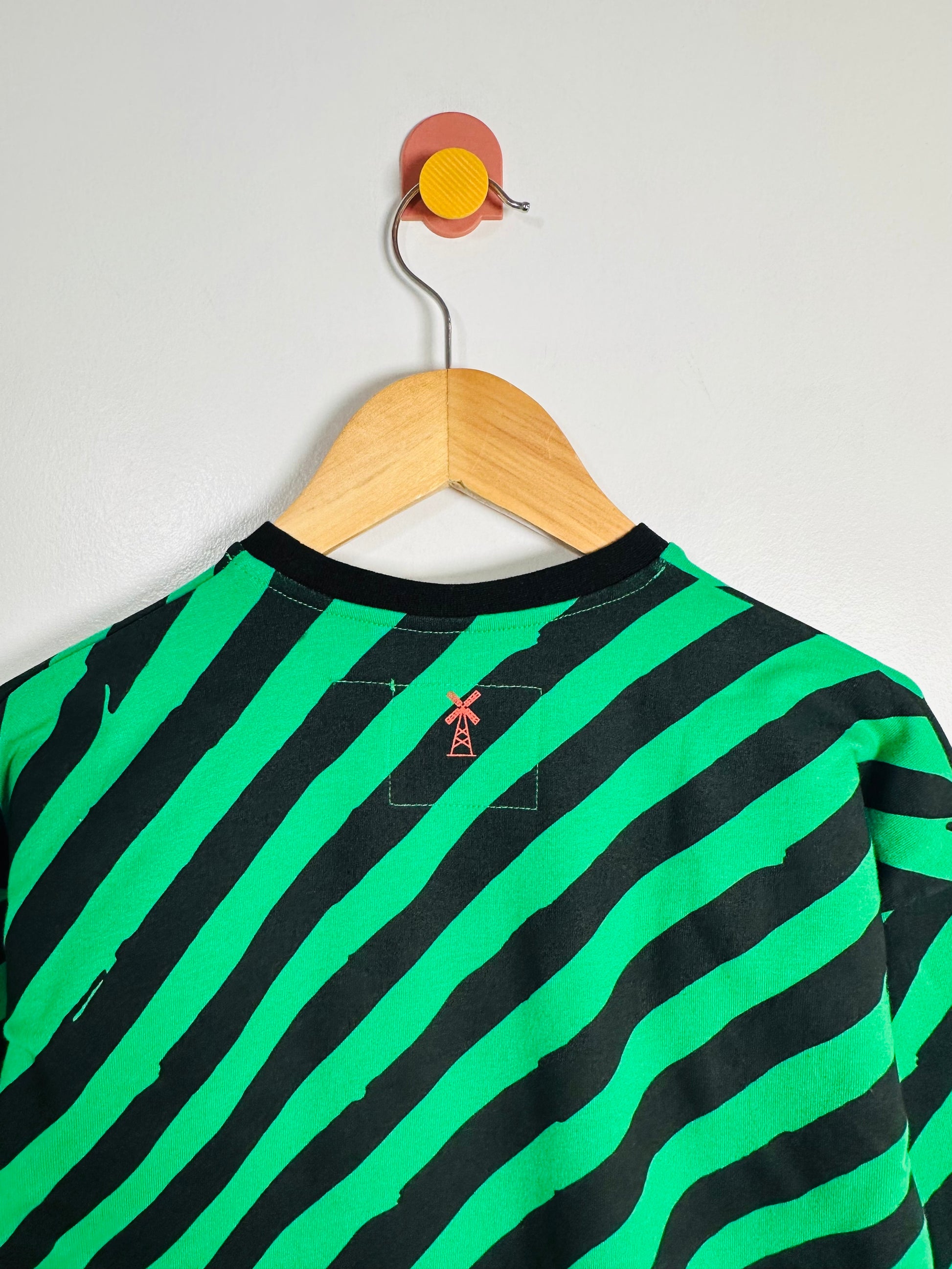 The Red League Stripe Dress / 6Y