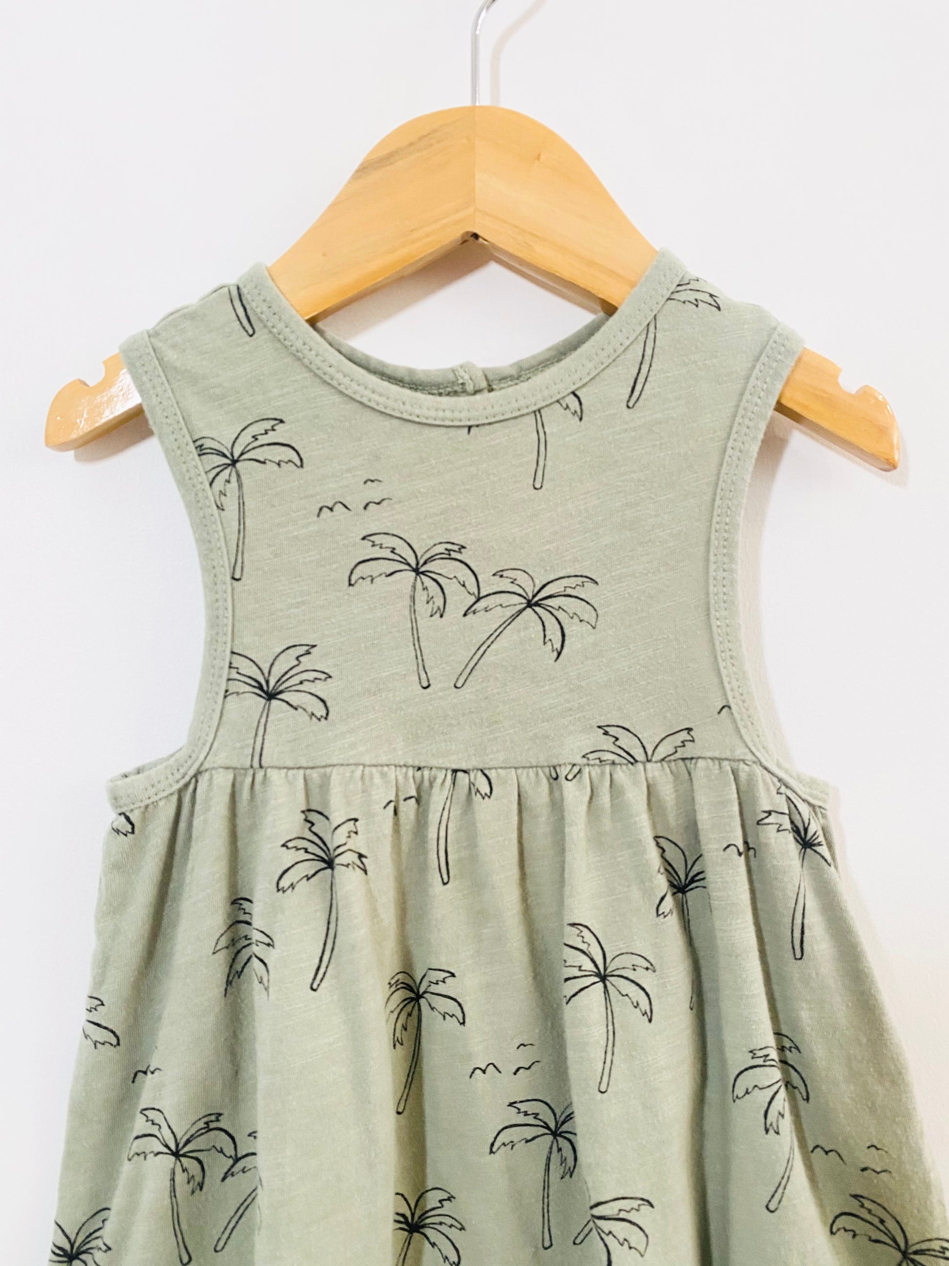 Rylee + Cru palm print dress / 12-18M