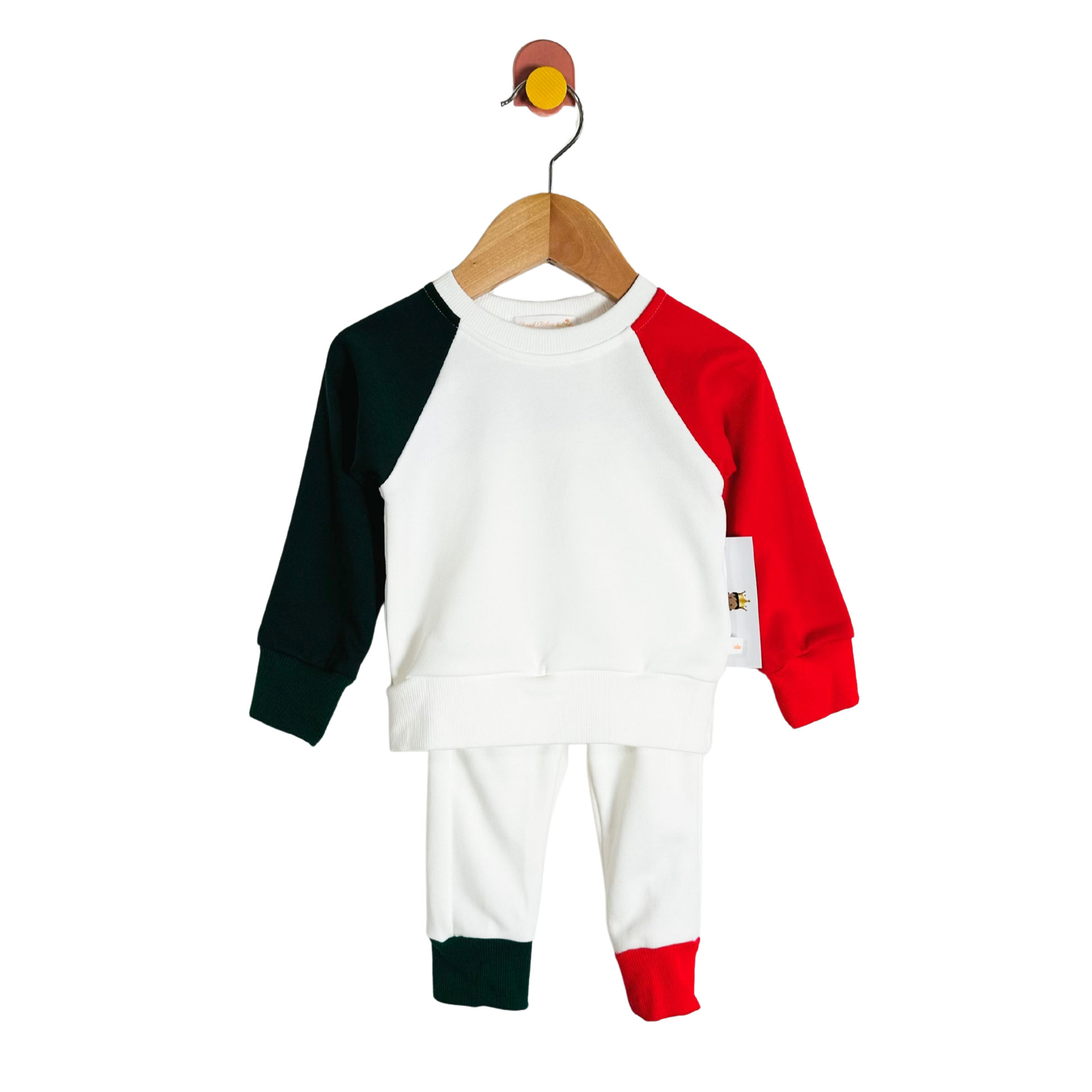 Royal babies and tots Colorblock Jogger Sweatsuit / 3-6M