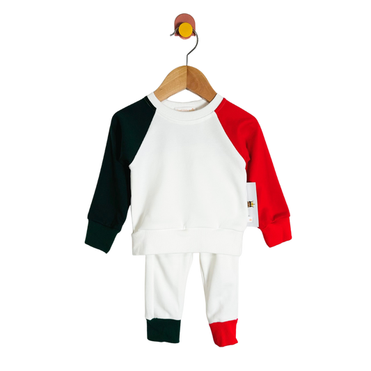 Royal babies and tots Colorblock Jogger Sweatsuit / 3-6M