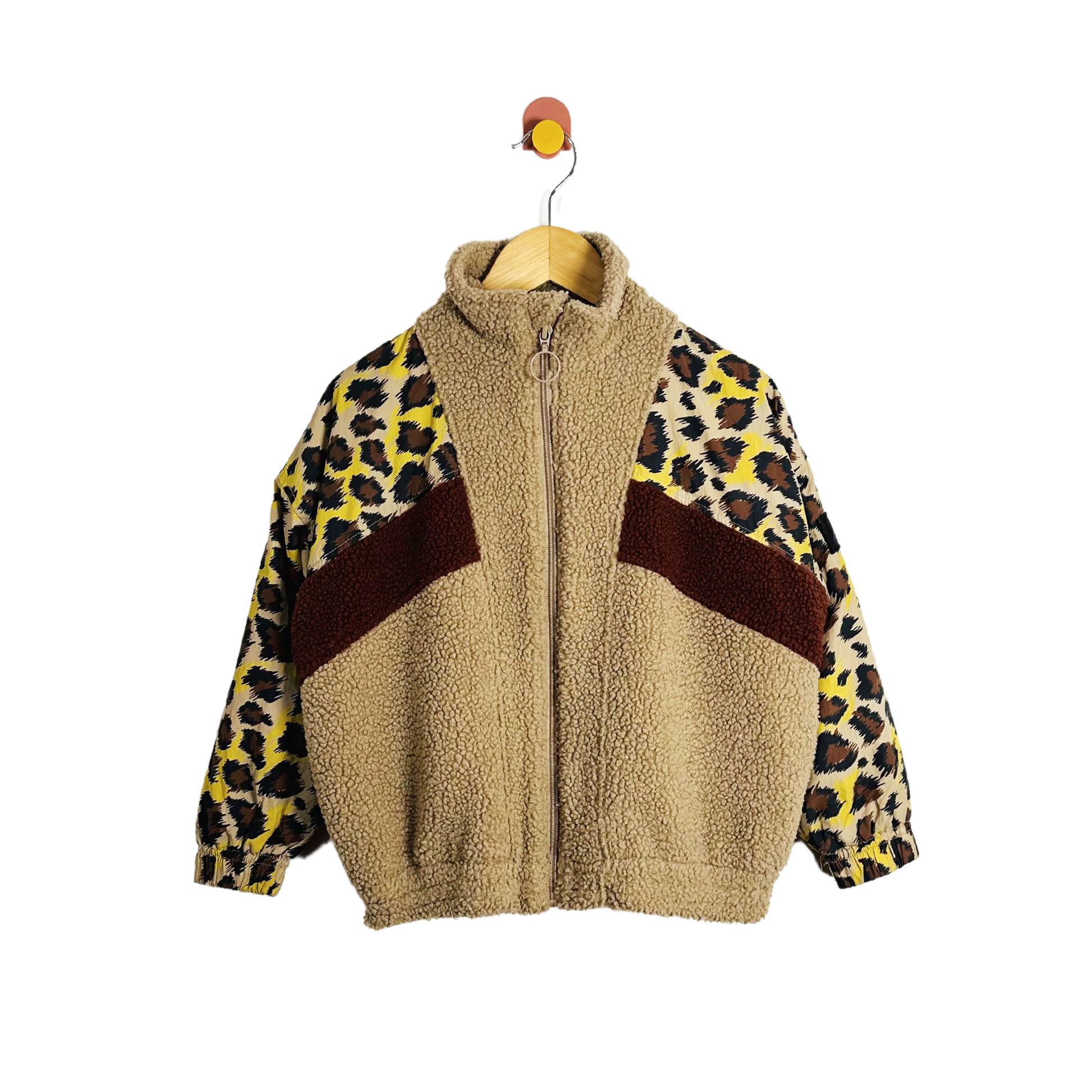 Finger in the Nose Leopard Track Jacket / 8-9Y