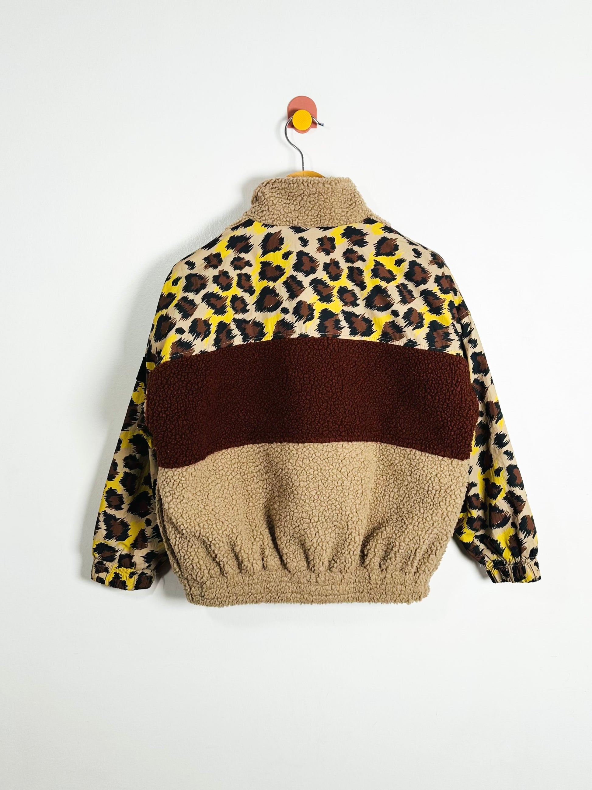 Finger in the Nose Leopard Track Jacket / 8-9Y