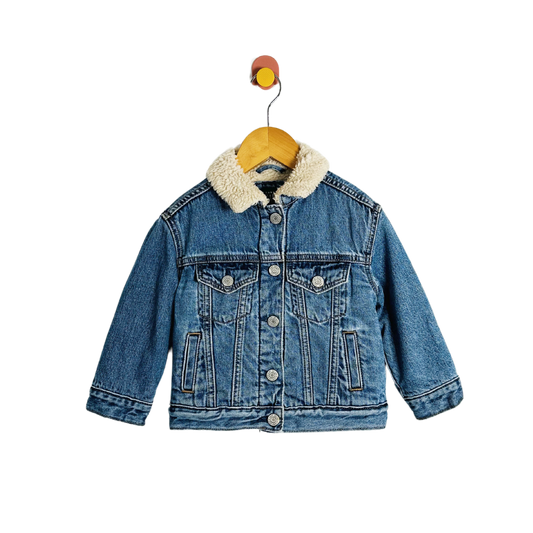 Baby Gap Sherpa Denim Jacket / 18-24M