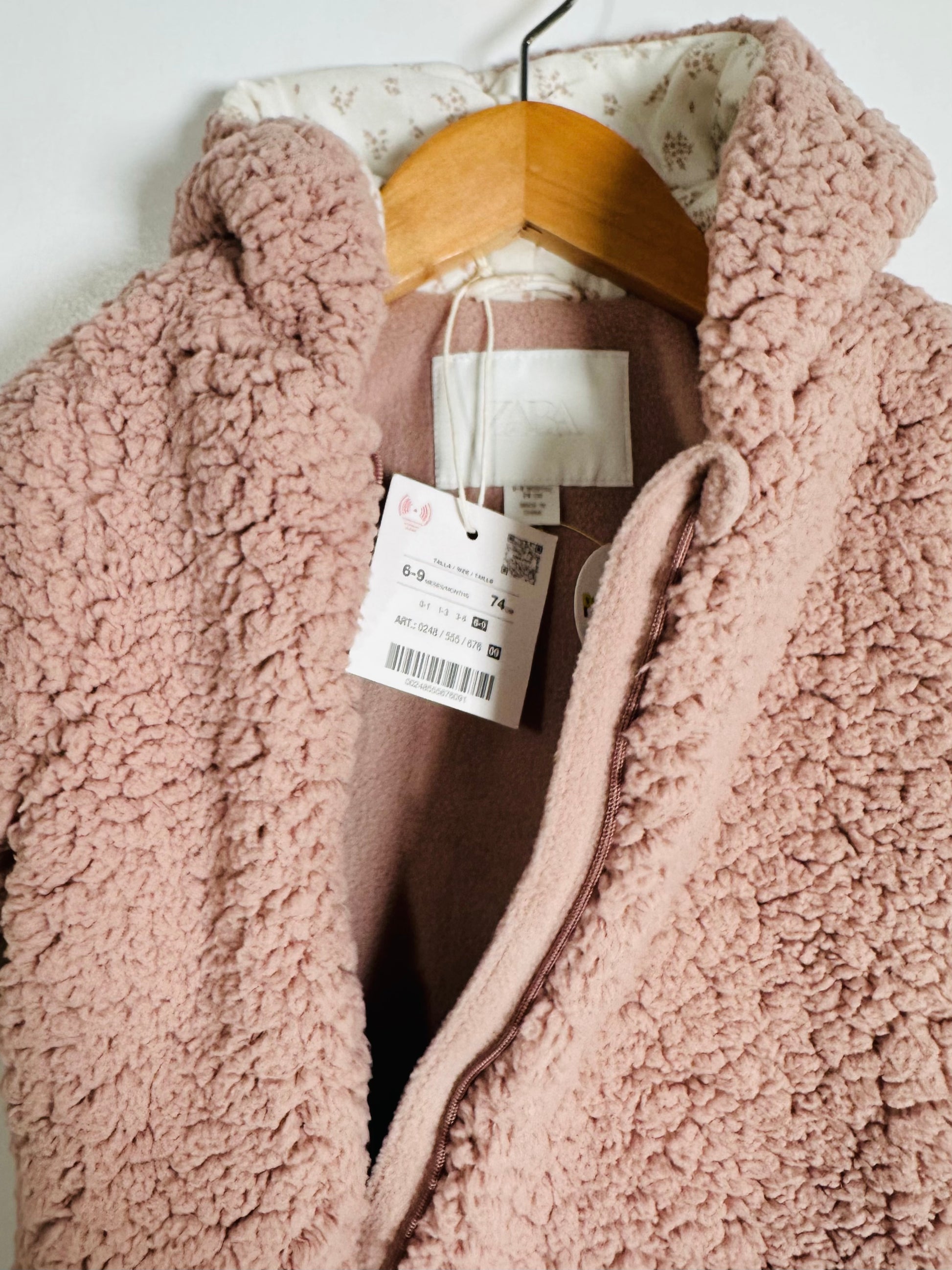 Zara Sherpa Bunting / 6-9M