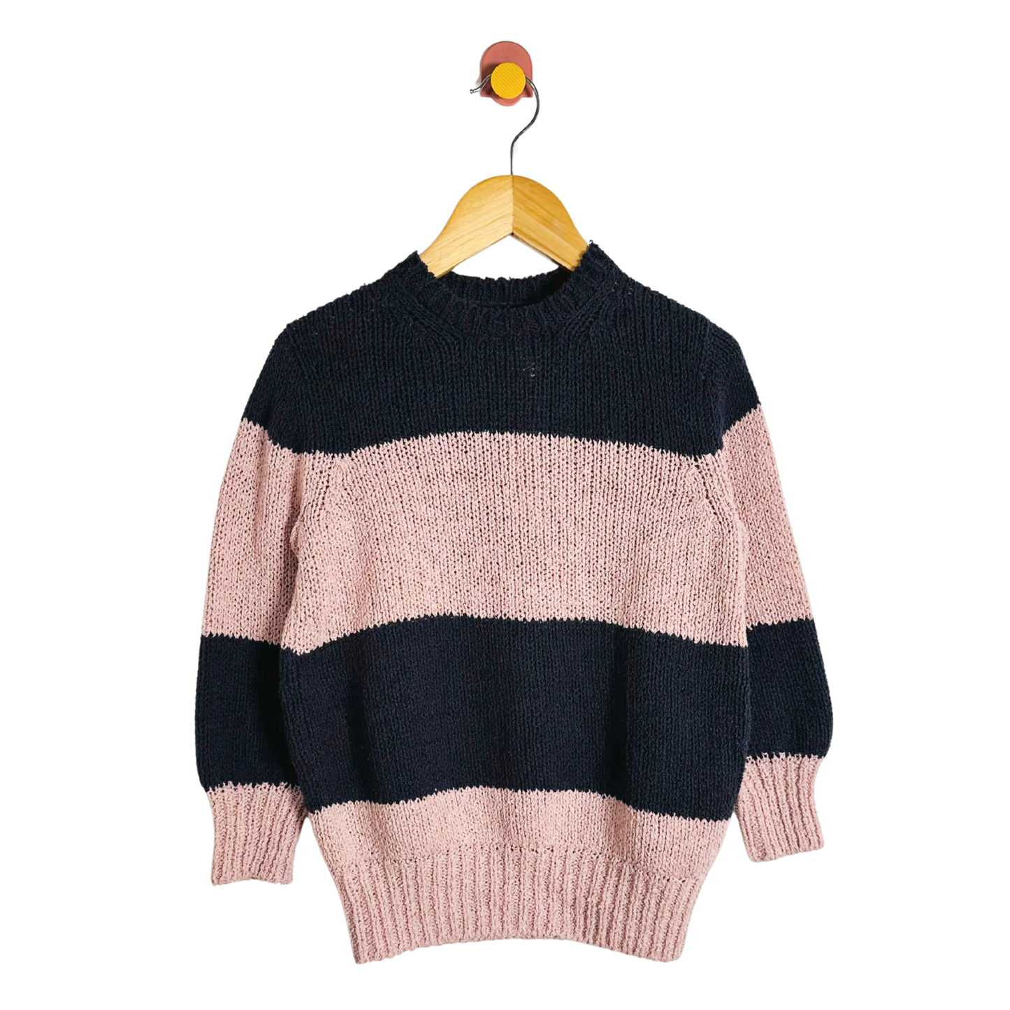 The Sunday Collective Boucle Stripe Sweater / 4-5Y