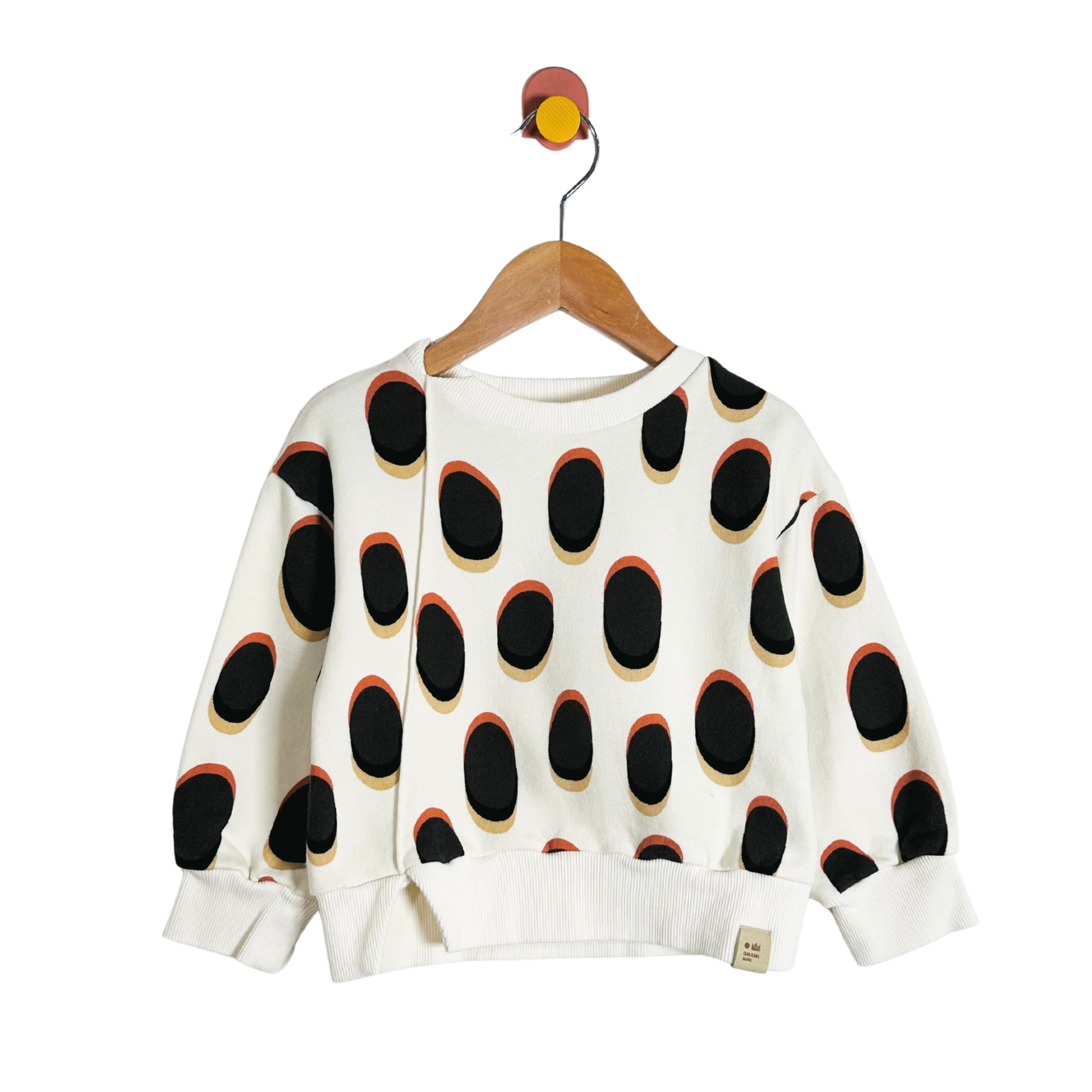 Omami Mini Spotted Sweatshirt / 4Y
