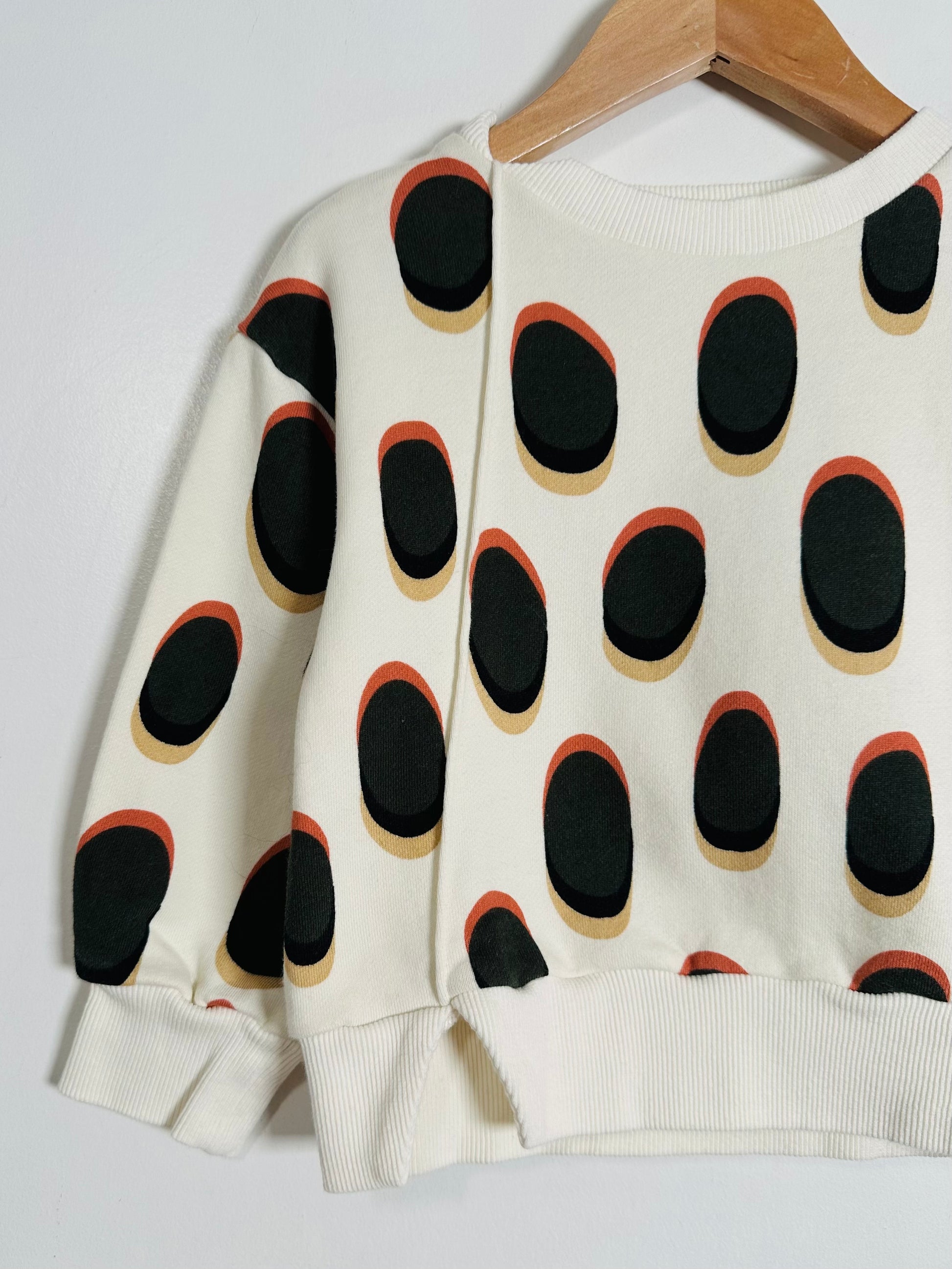 Omami Mini Spotted Sweatshirt / 4Y