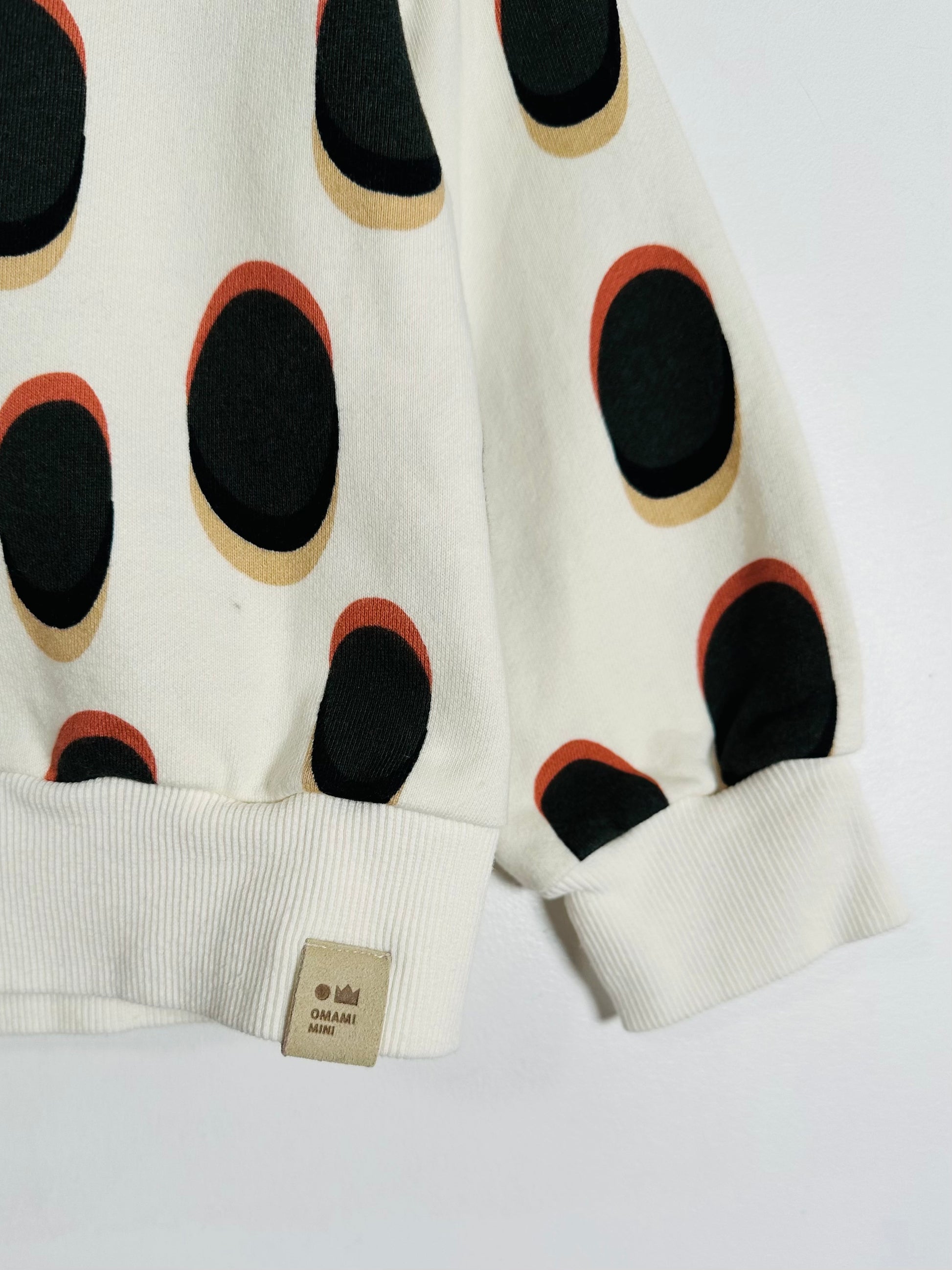 Omami Mini Spotted Sweatshirt / 4Y