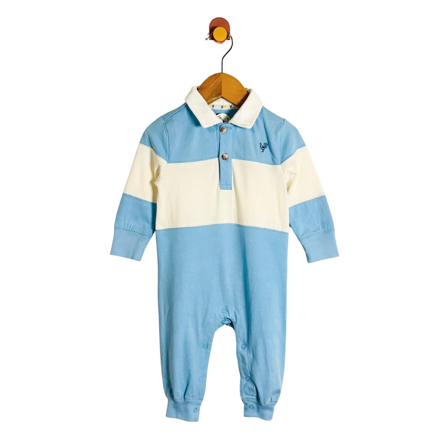 Pink Chicken Rugby Jumper / 6-12M