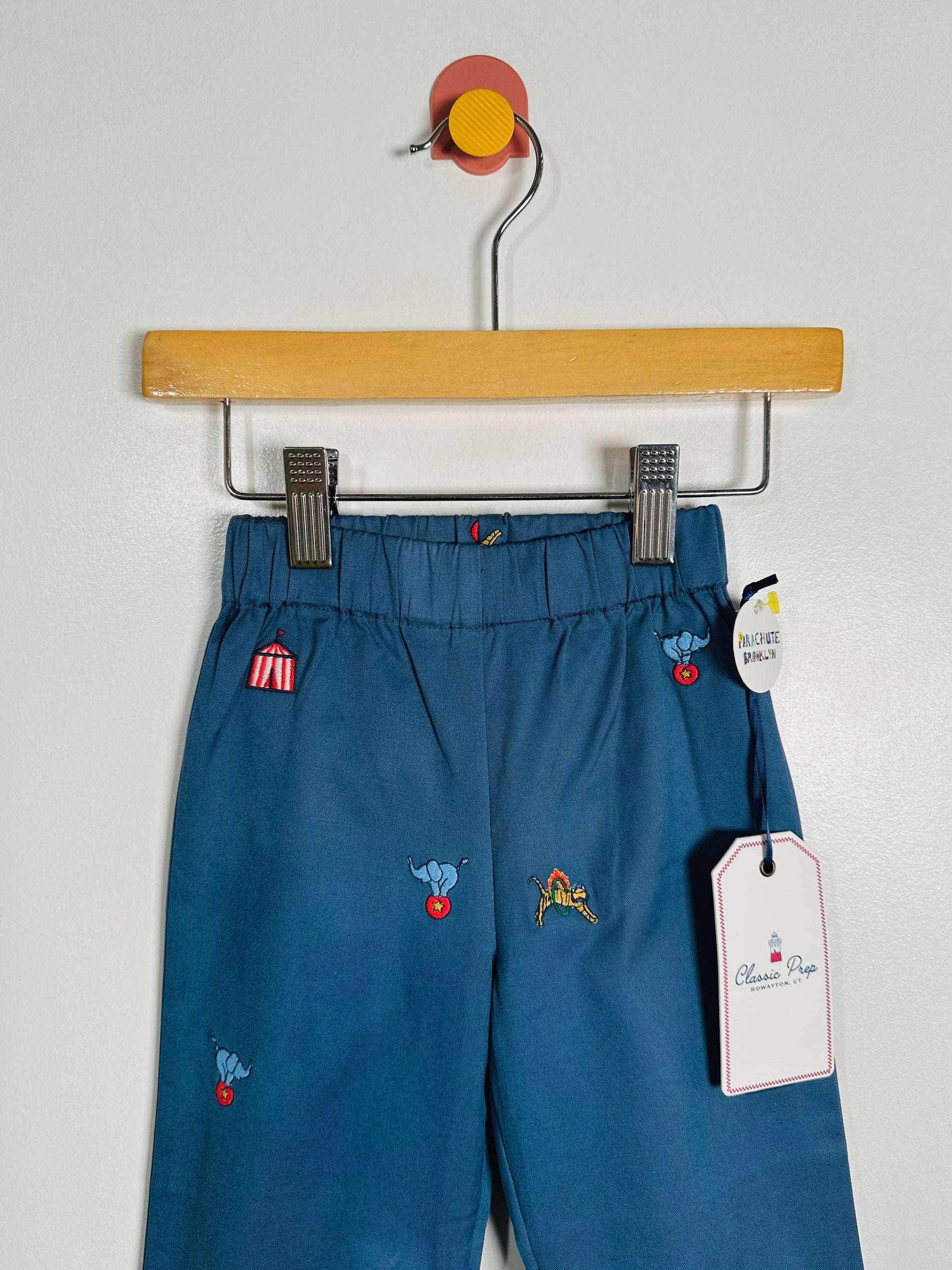 Classic Prep Embroidered Circus Pants / 18-24M