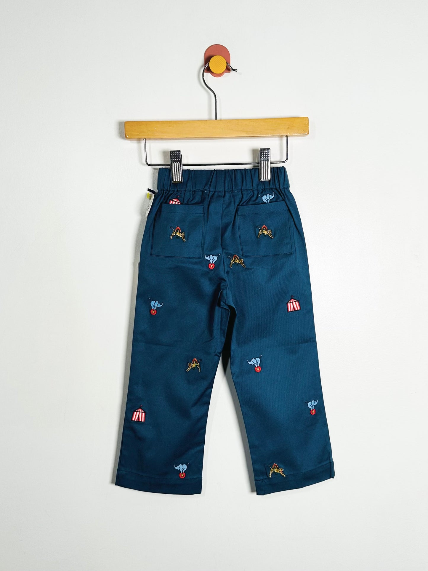 Classic Prep Embroidered Circus Pants / 18-24M