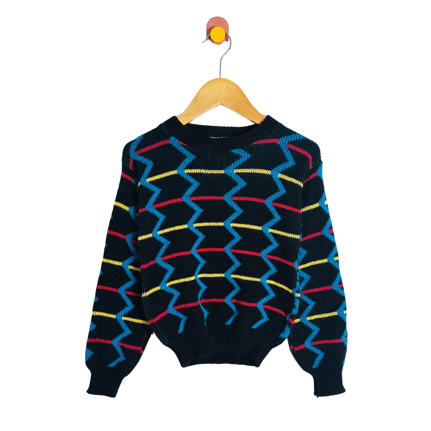 Vintage Geometric Sweater / 5-6Y