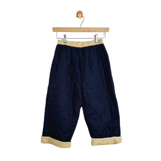 Oeuf Quilted Reversible Pants / 6-7Y