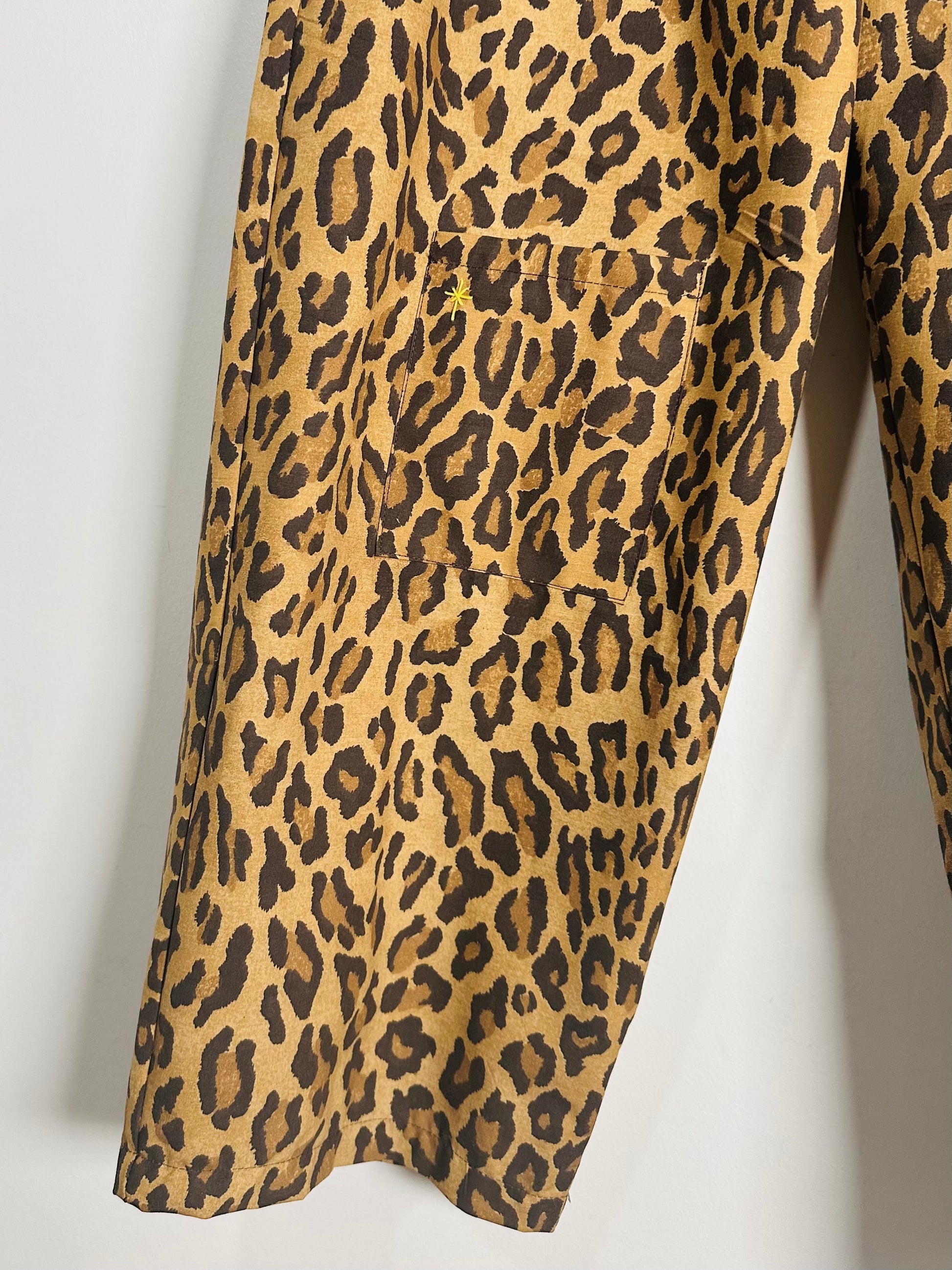 NellieSoo Adult Leopard Pants / M