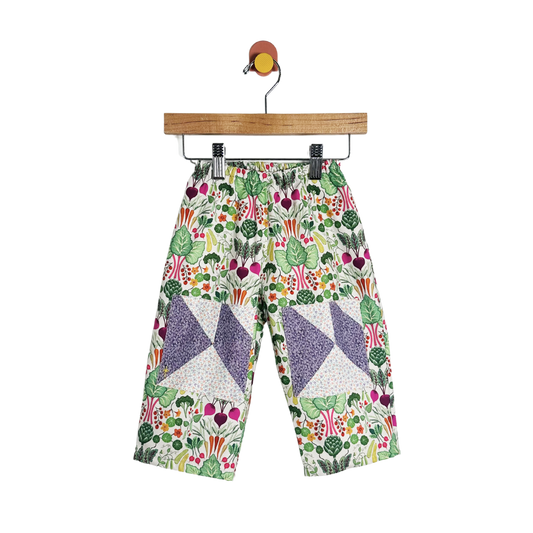 NellieSoo Lined Veggie Pants / 0-18M