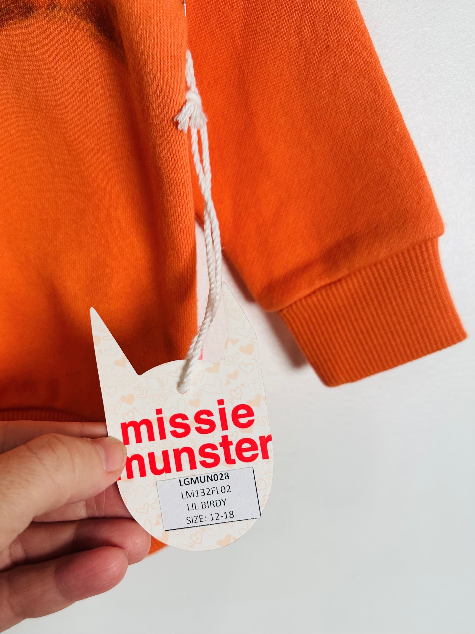 Munster Lil Birdie Sweatshirt / 12-18M