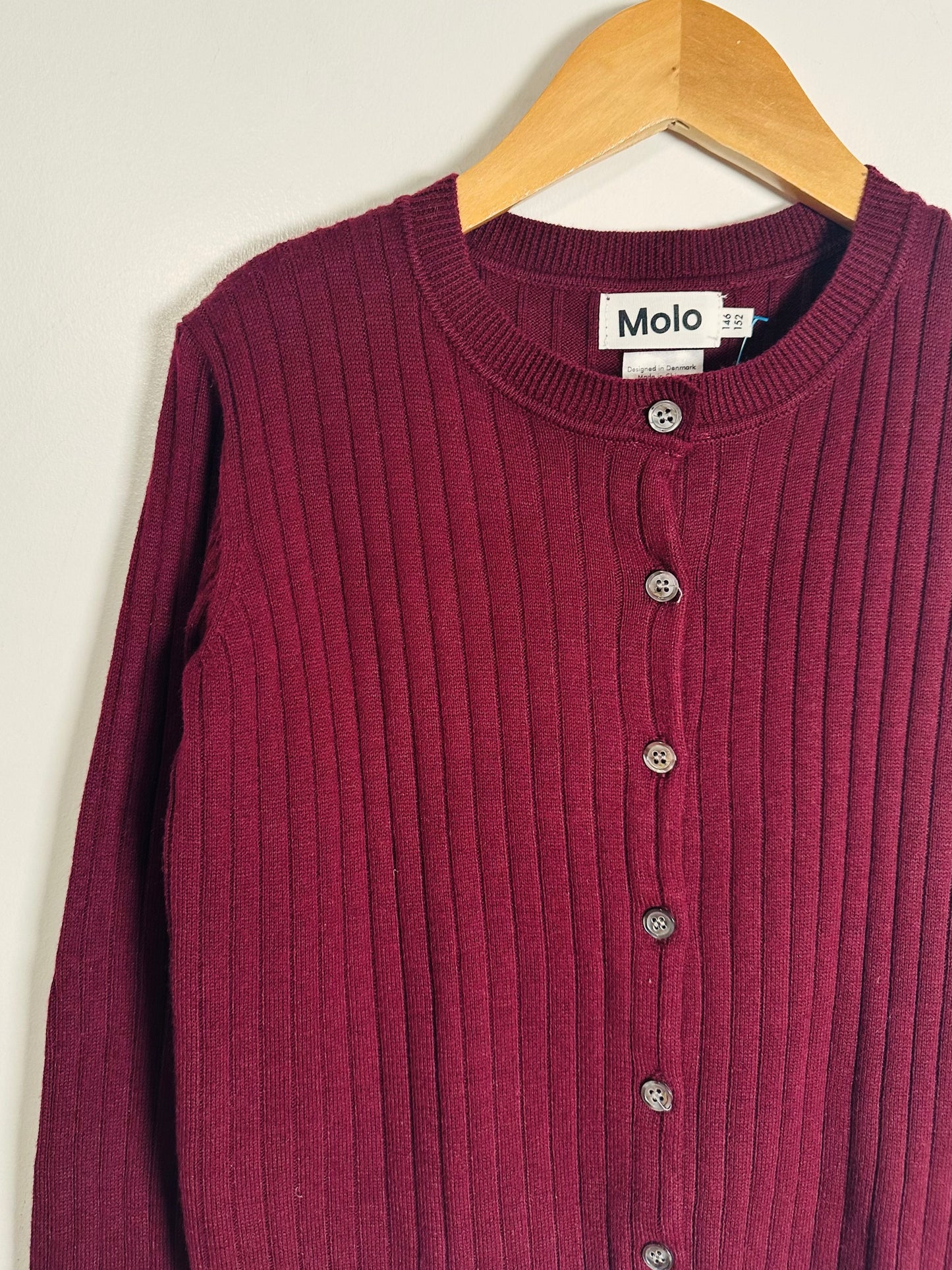 Molo Ribbed Cardigan / 11-12Y