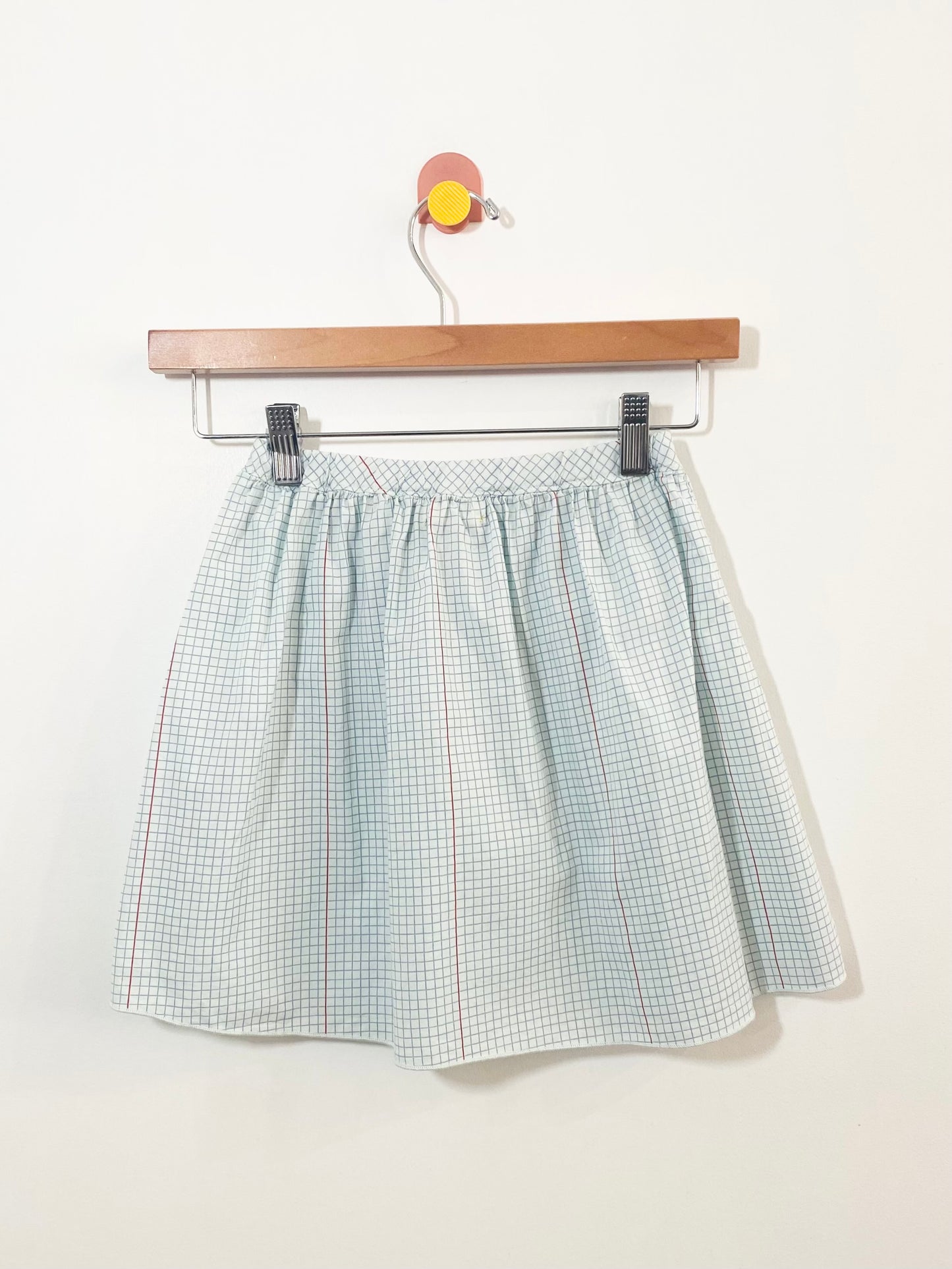 Long Live the Queen Grid Skirt / 6Y