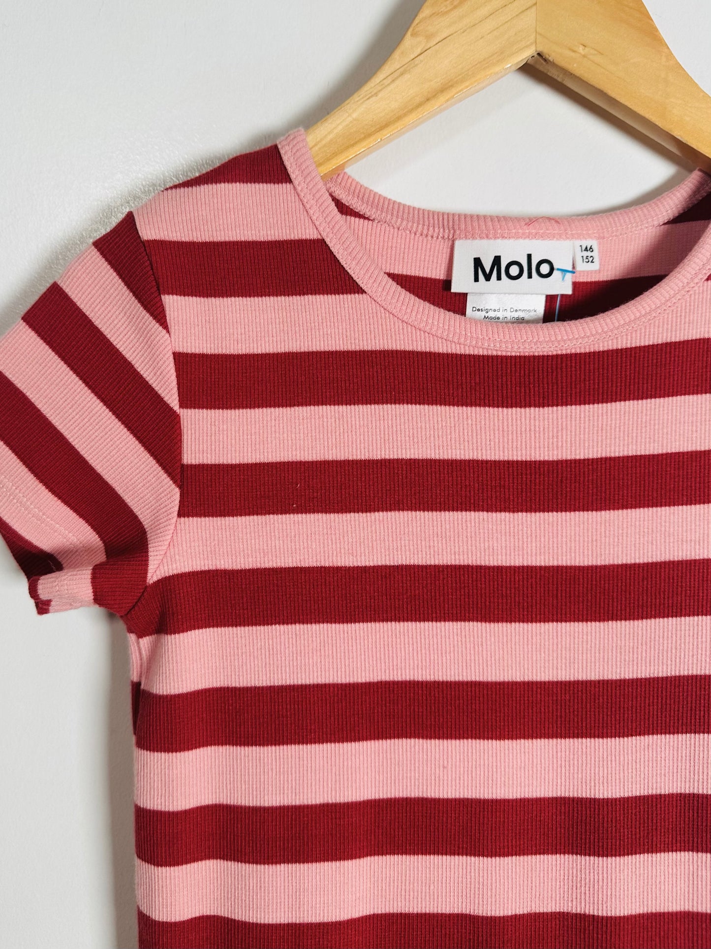 Molo Stripes and Flowers Dress / 11-12Y