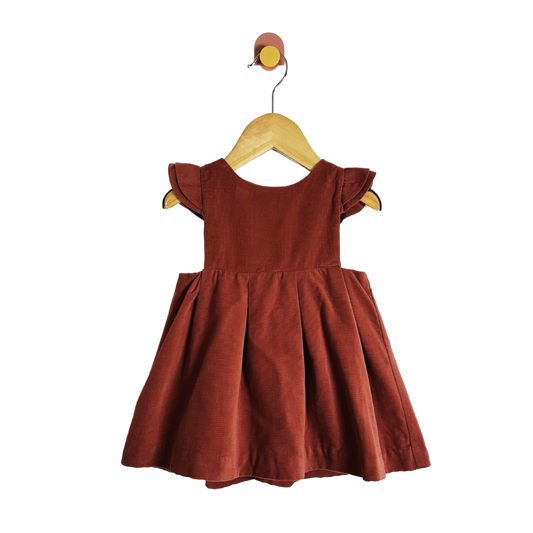 Jacadi Corduroy Pinafore Dress / 12M