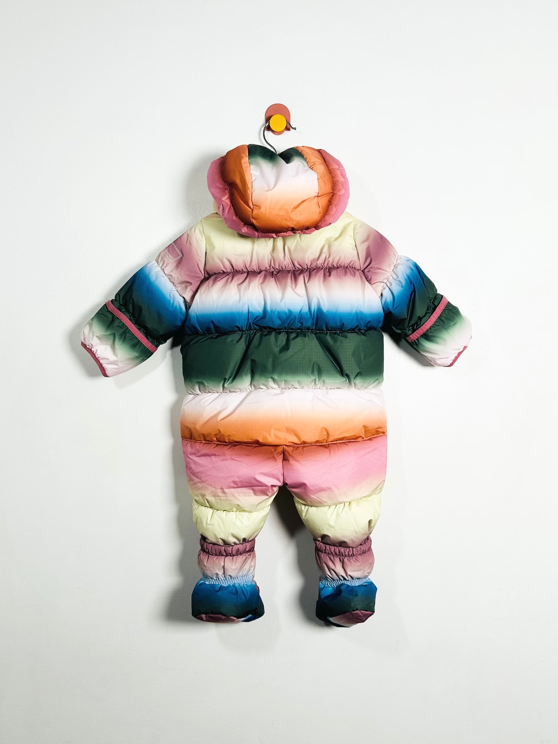 Molo Rainbow Stripe Snowsuit / 6M