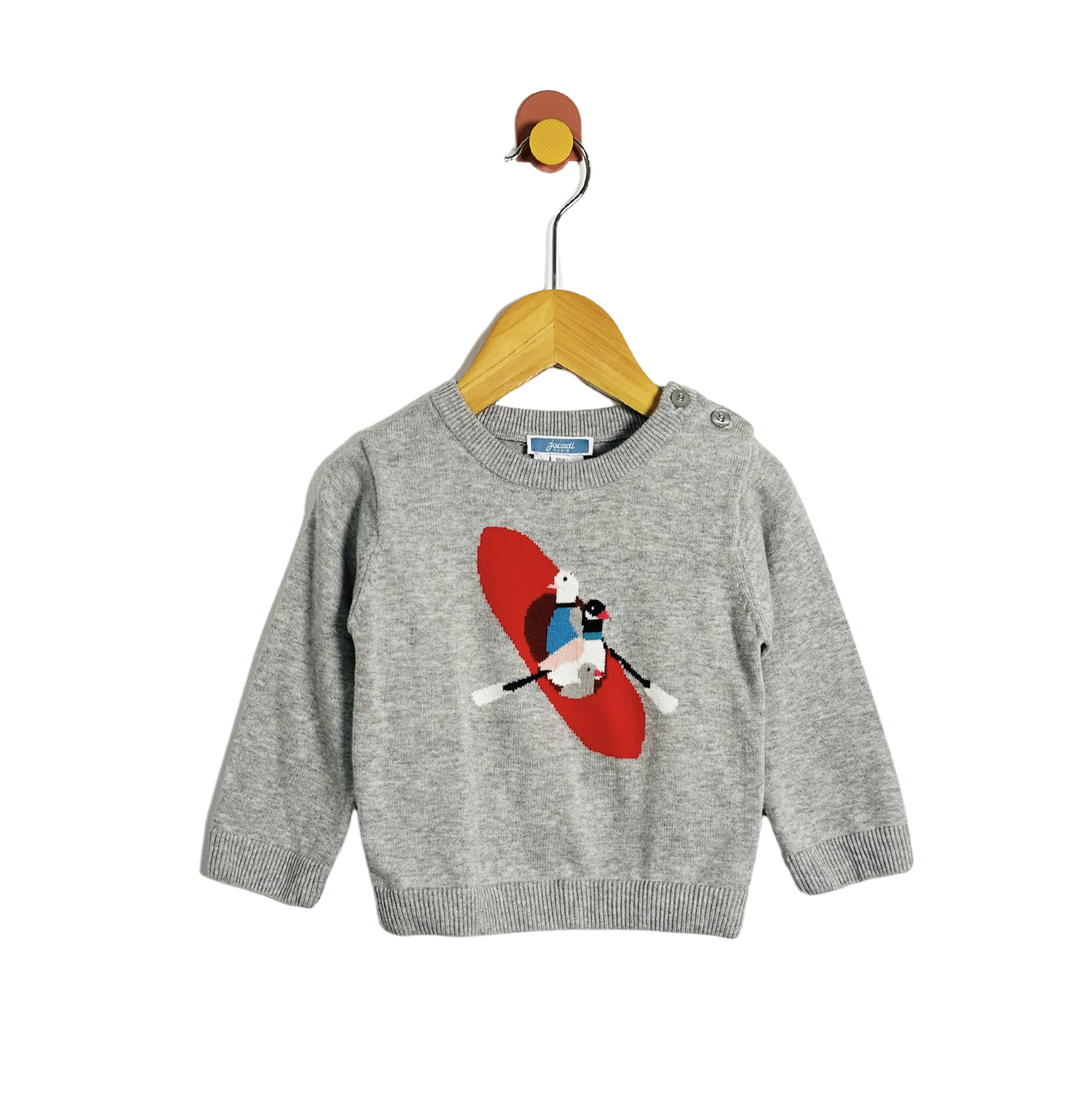 Jacadi Floating Ducks Sweater / 18M