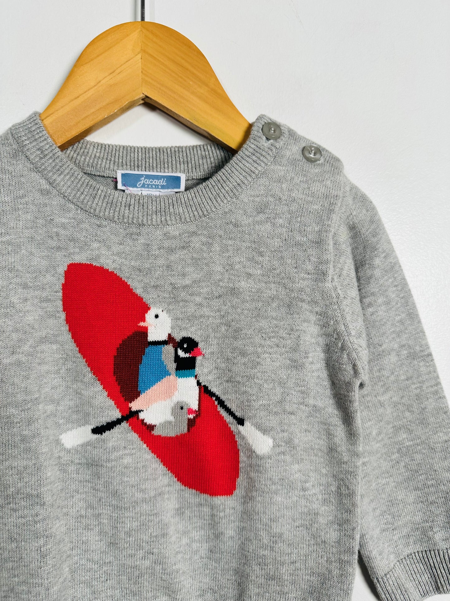 Jacadi Floating Ducks Sweater / 18M