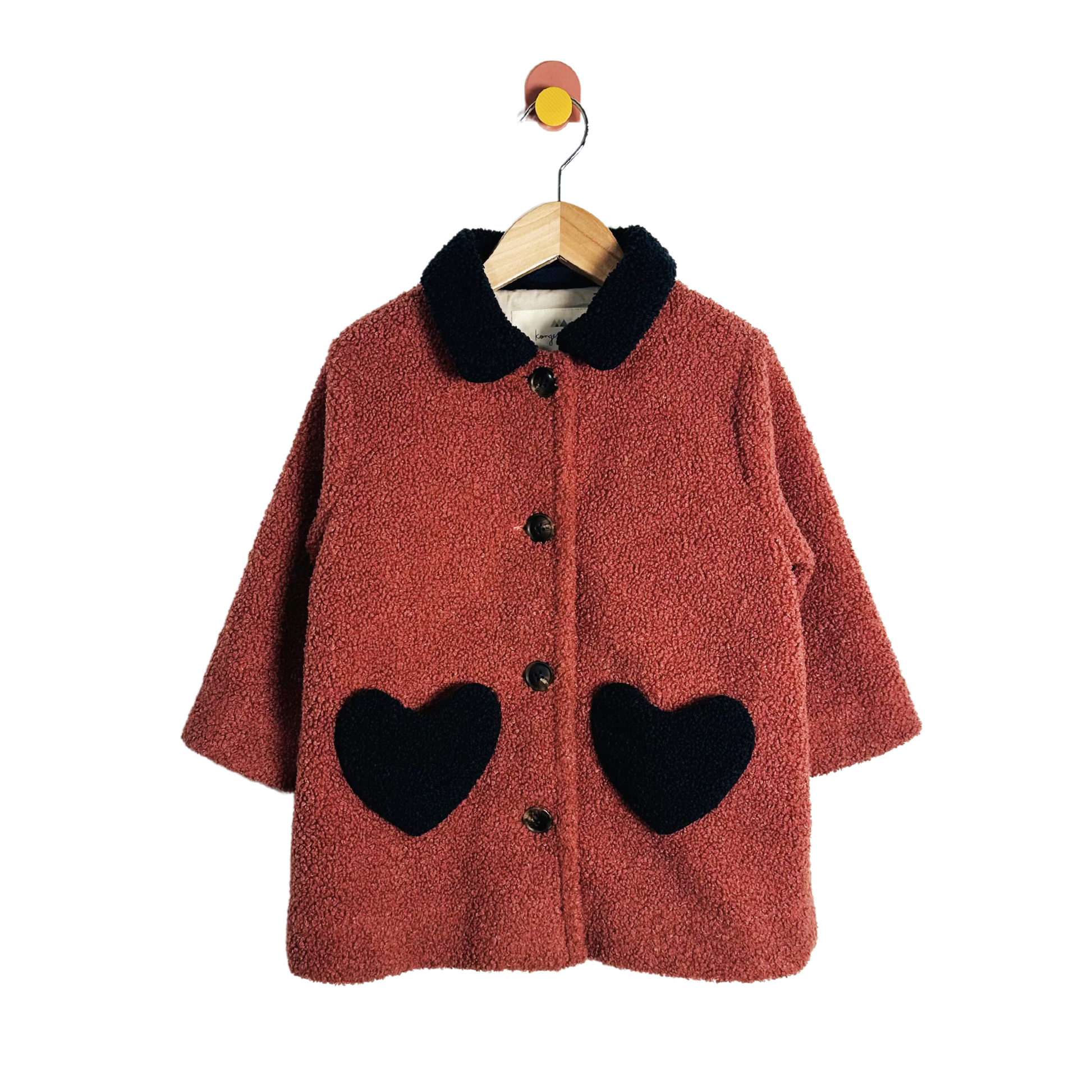 Konges Sløjd Heart Teddy Coat / 2Y