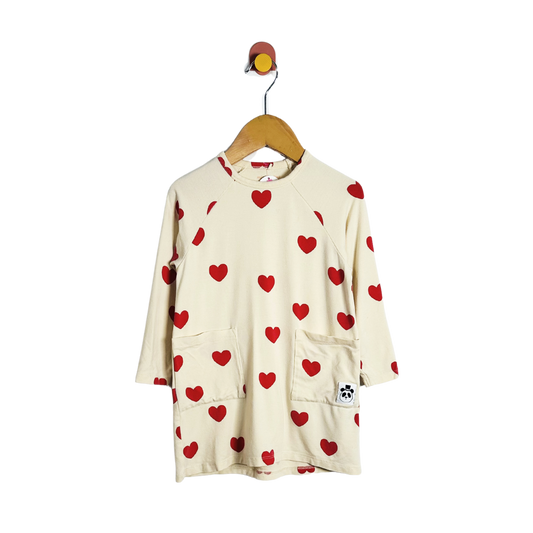 Mini Rodini Heart Dress / 2-3Y