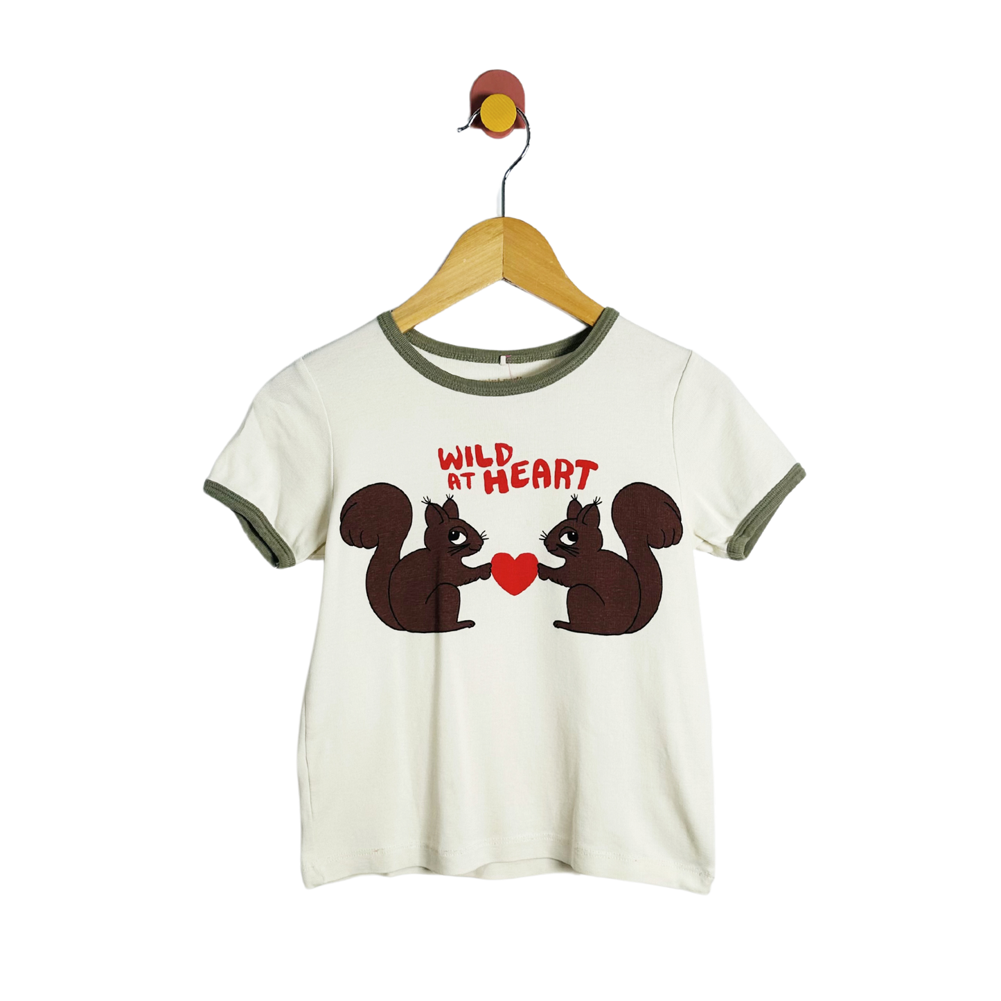 Mini Rodini Wild at Heart Tee / 6-7Y